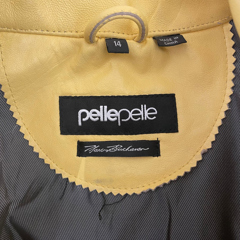 Pelle Pelle/Blouson/14/Leather/YEL/Bomber