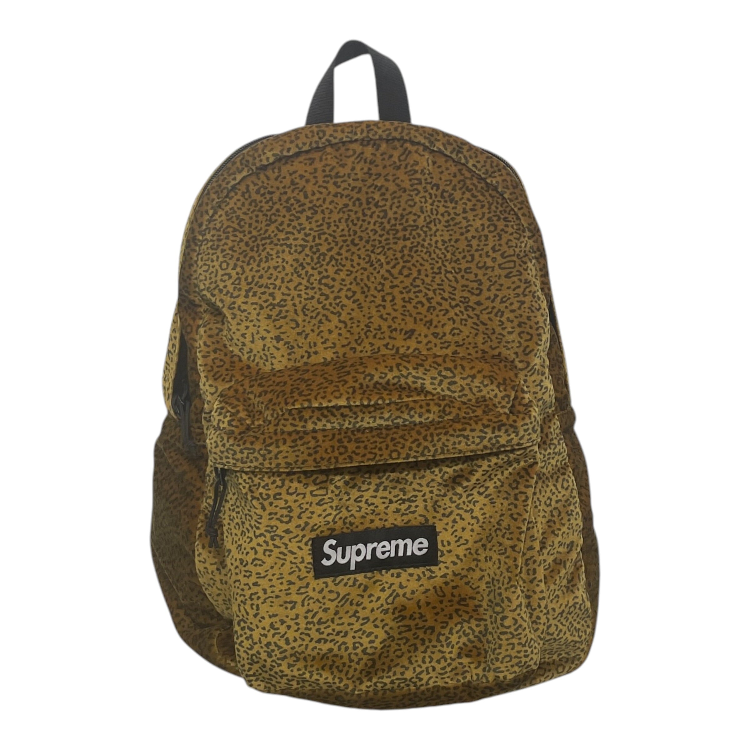 Supreme/Backpack/Leopard/Cotton/CML/BOGO FRONT CHEETAH PRINT view 1