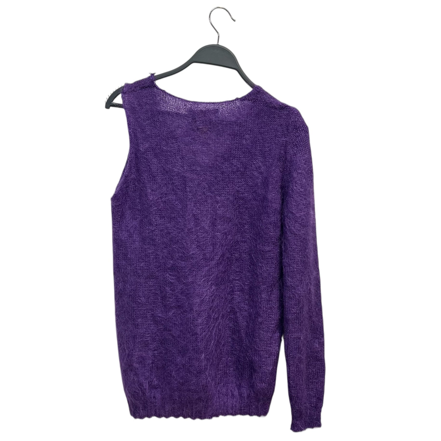 Walter Van Beirendonck/Sweater/S/Mohair/PPL/v neck 1 sleeve view 2