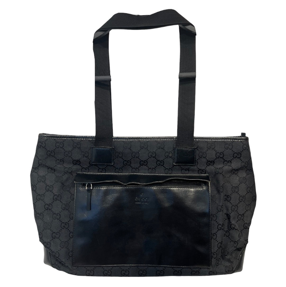 GUCCI/Clutch Bag/Monogram/Polyester/BLK/na view 1