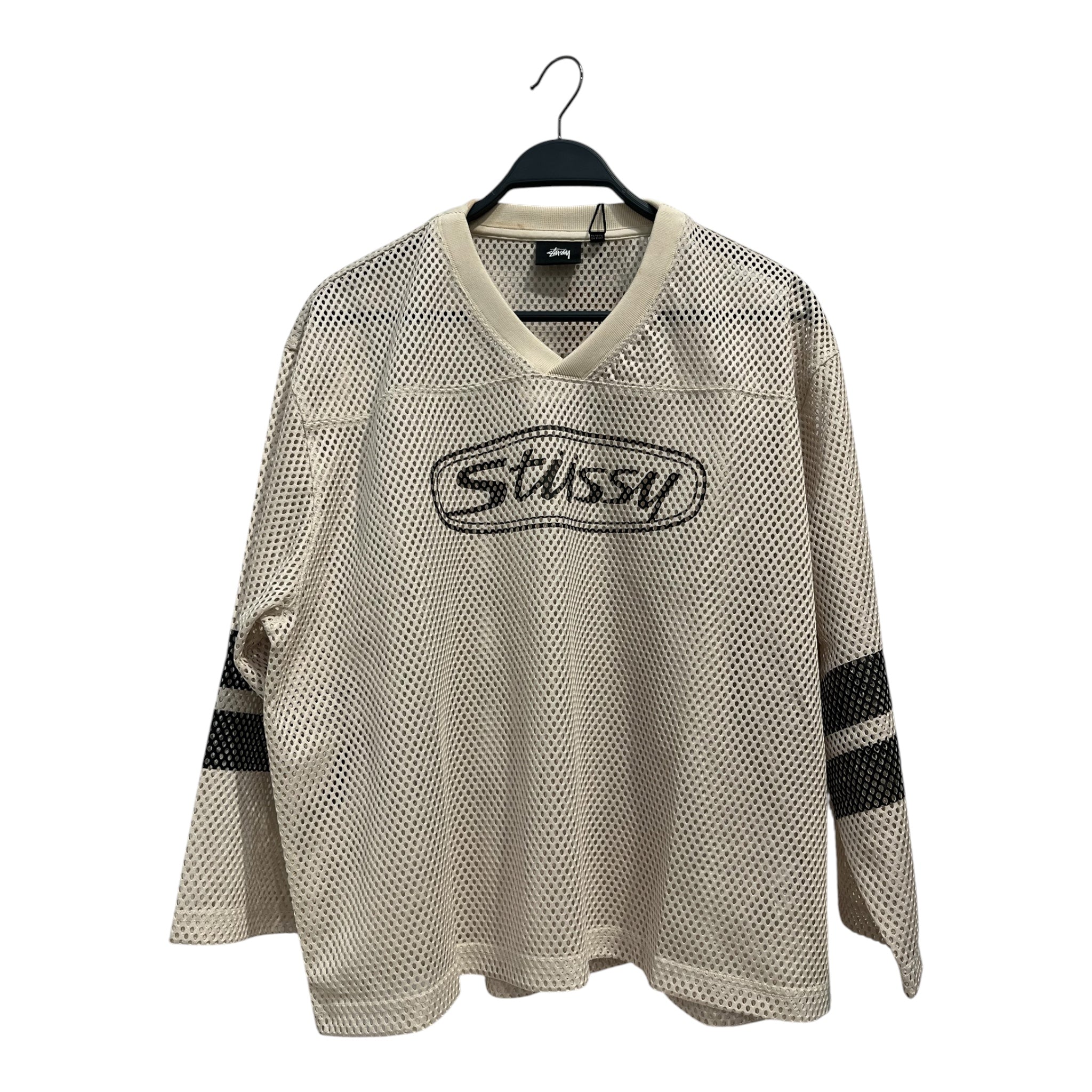 STUSSY/LS T-Shirt/L/Polyester/BEG/PRINTED JERSEY LS view 1