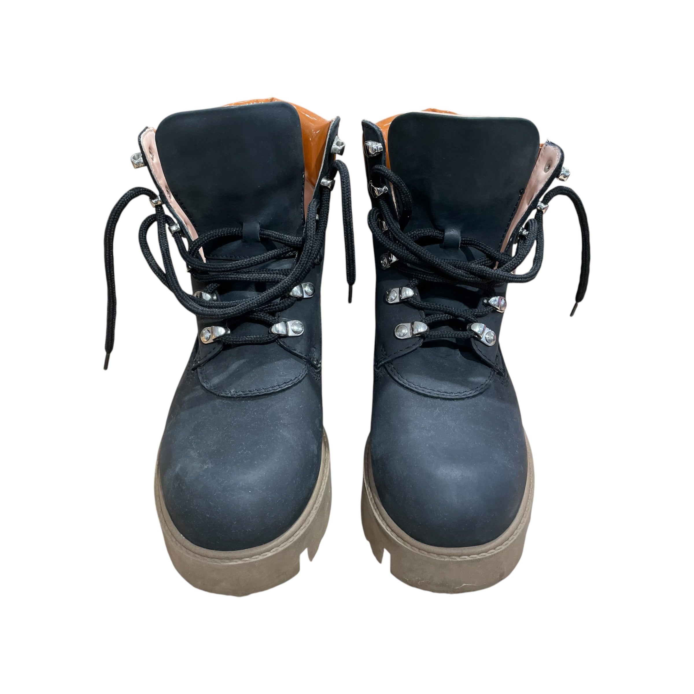 Acne Studios/Boots/EU 38/Leather/BLK/TELDE STYLE BLK/BGE BOOTS view 5