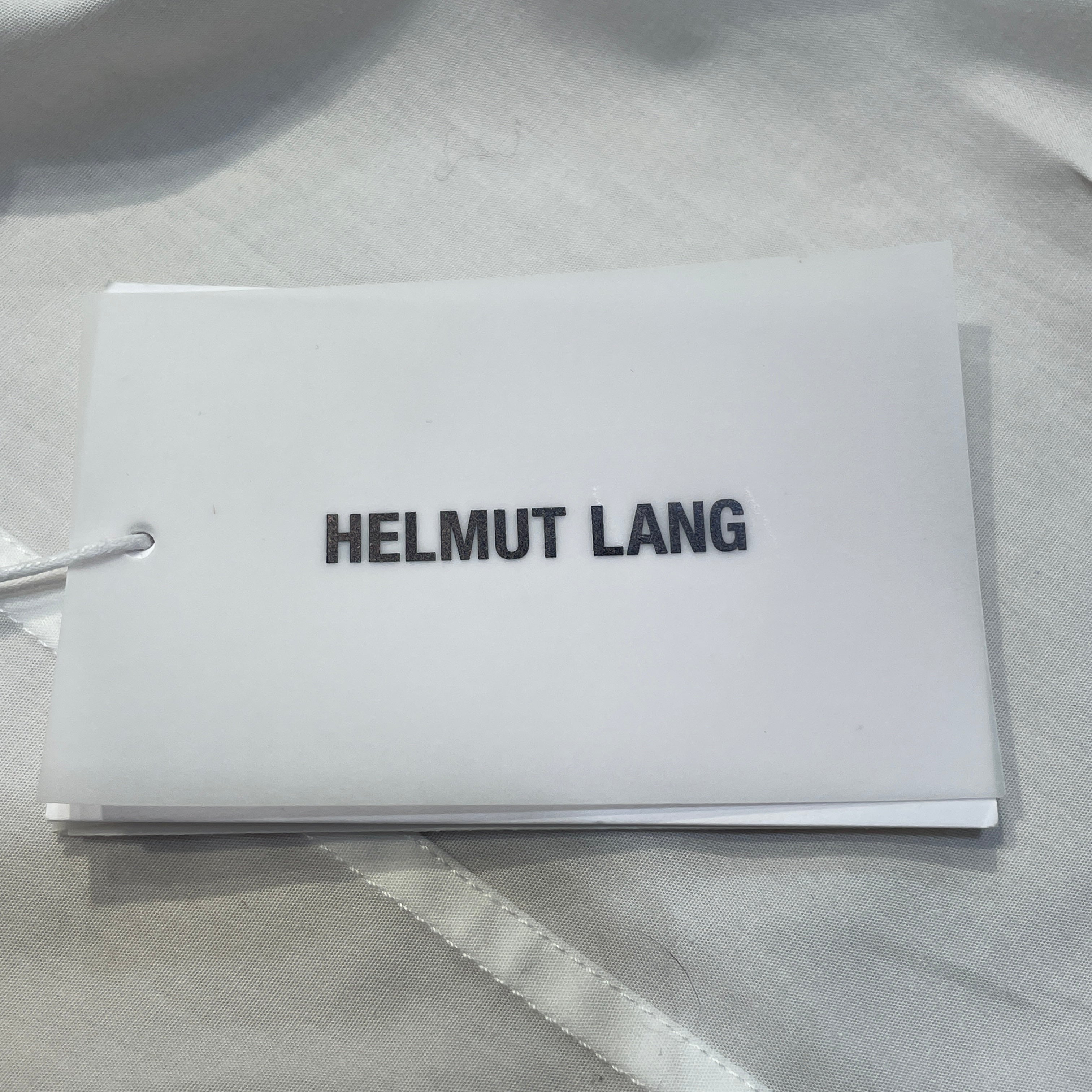 Helmut Lang/LS Shirt/M/Cotton/WHT/Wrap Shirt view 6