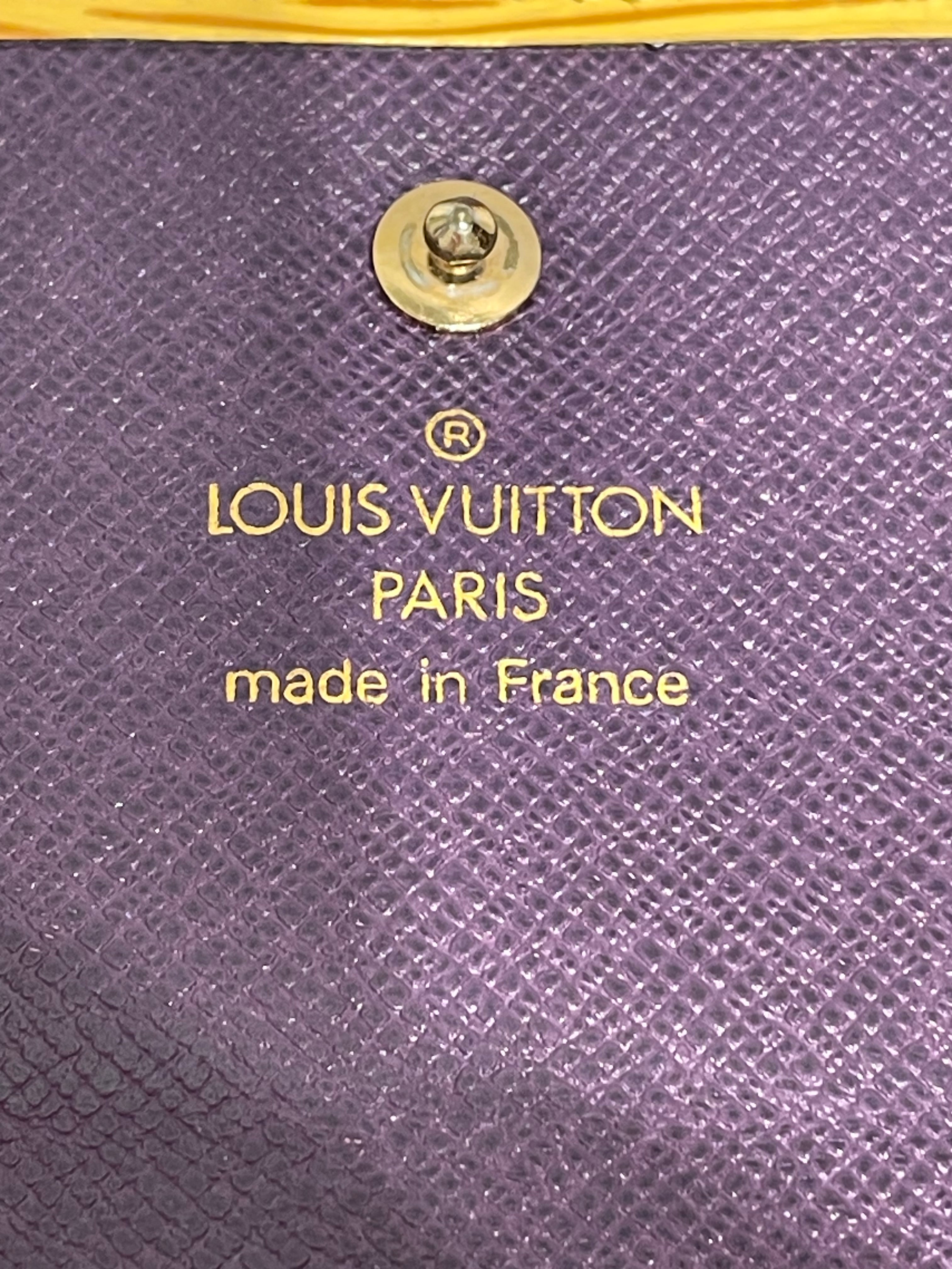 LOUIS VUITTON/Coin Wallet/Leather/YEL/Compact Epi Wallet view 3