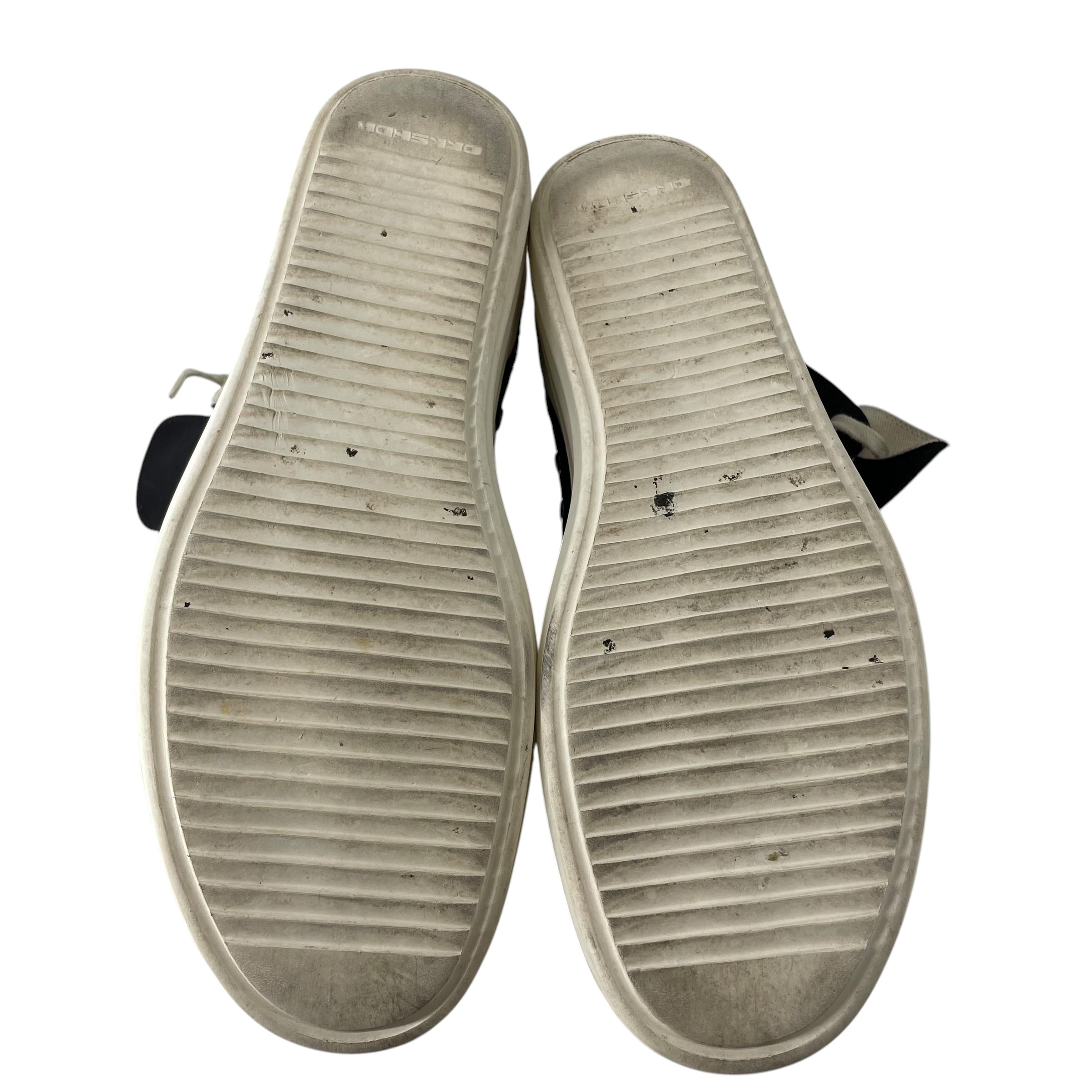 Rick Owens/Hi-Sneakers/EU 43/Cotton/BLK/20641 PENTAGRAM DOUBLE BUMBER view 7