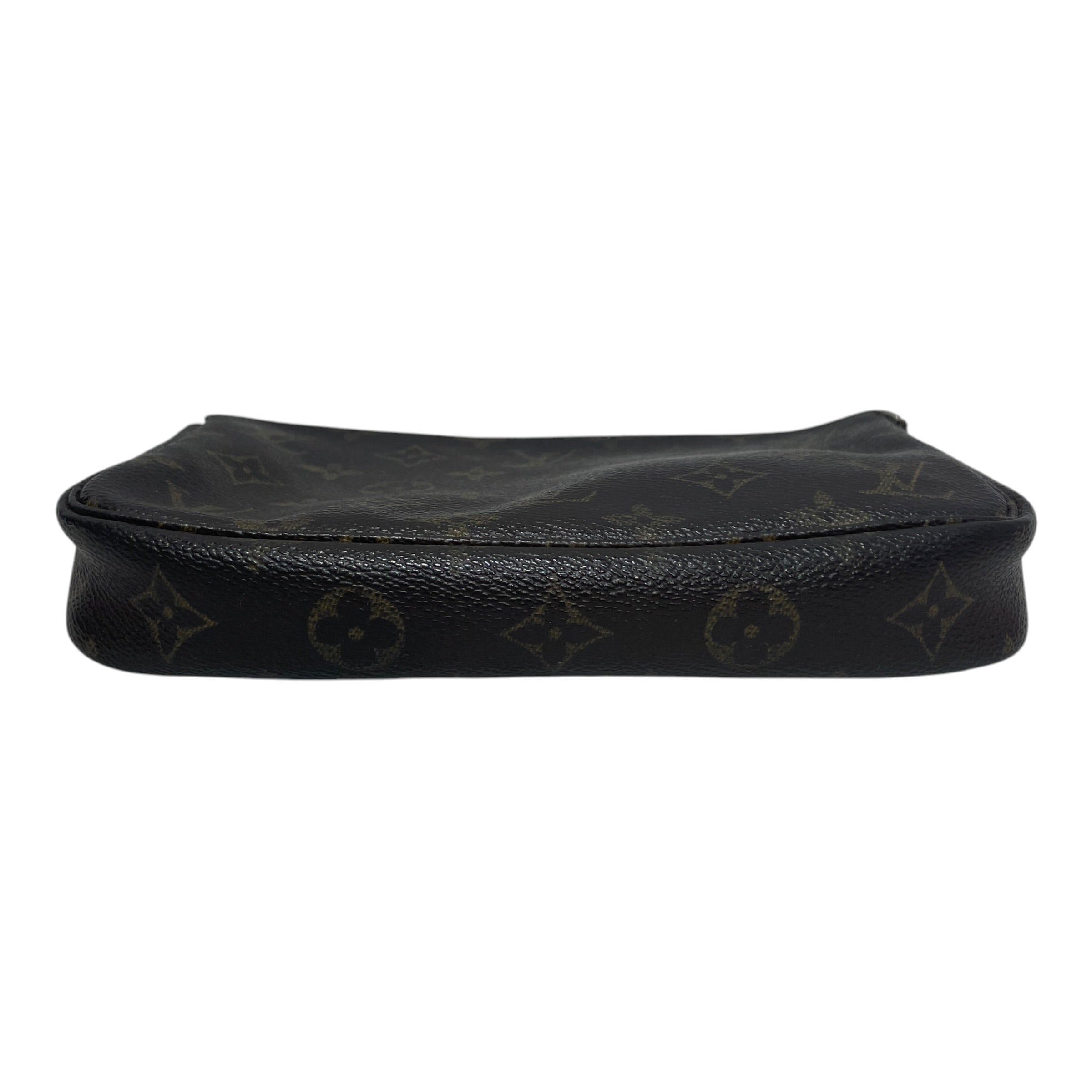 LOUIS VUITTON/Hand Bag/Monogram/Leather/BRW/Pochette Bag view 5