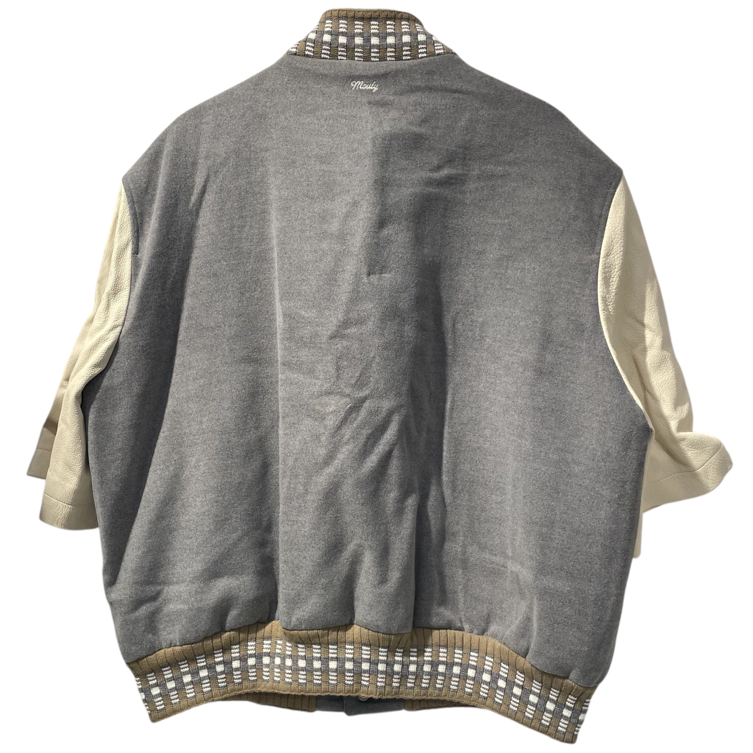 Mouty/Jacket/XXL/Wool/GRY/Varsity view 2