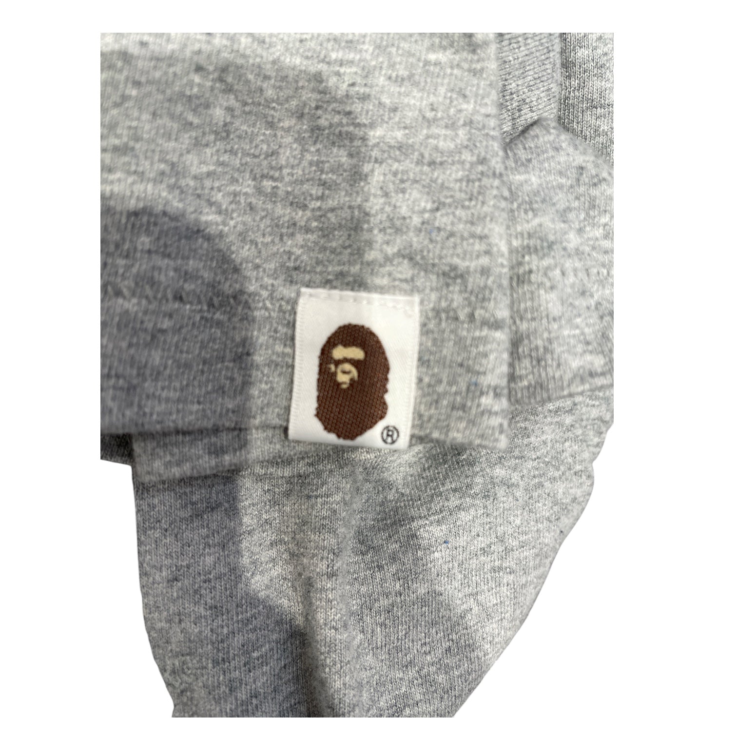 A BATHING APE/T-Shirt/M/Cotton/GRY/GREY CAMO APE HEAD view 5
