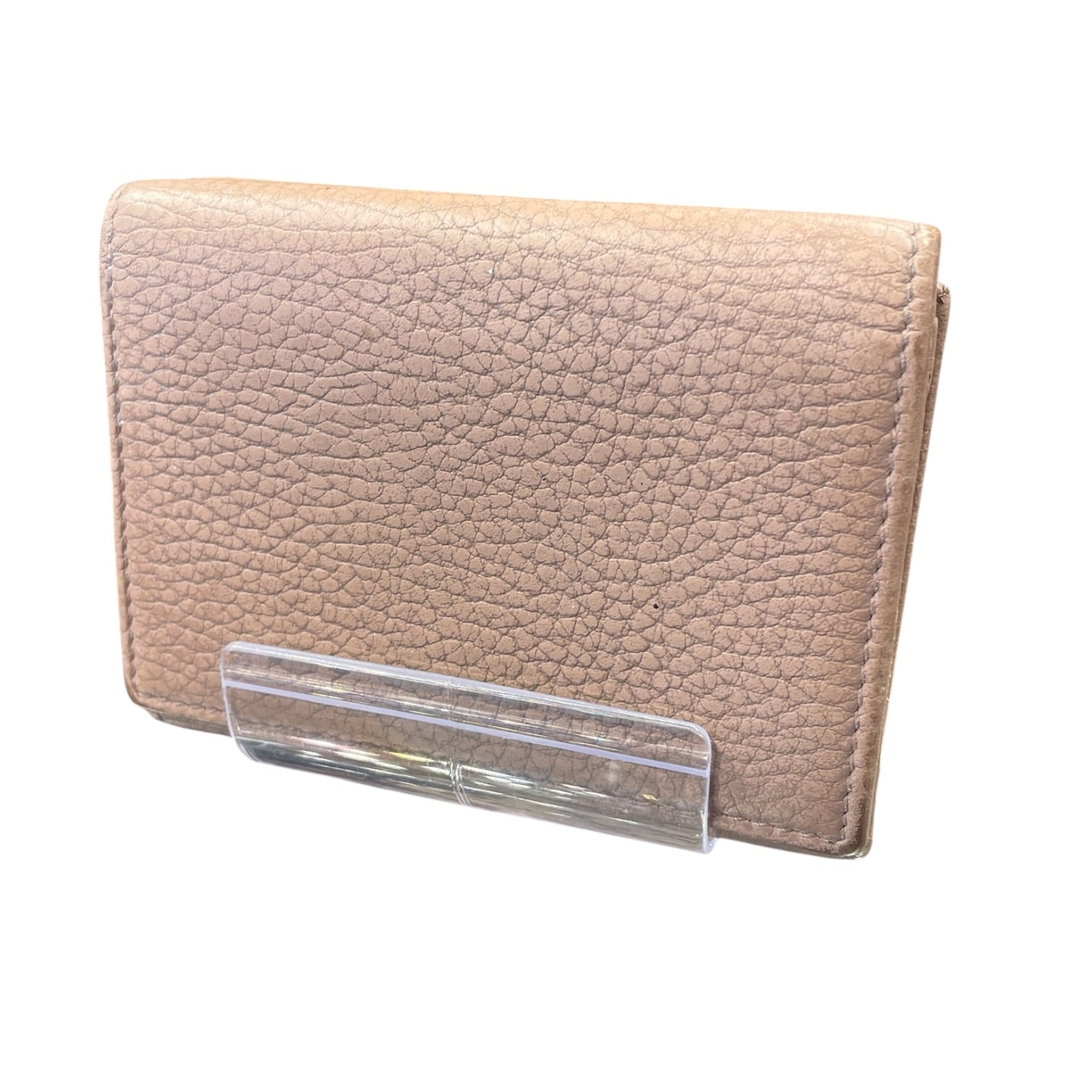 GUCCI/Trifold Wallet/Leather/PNK/Marmont Double G view 2