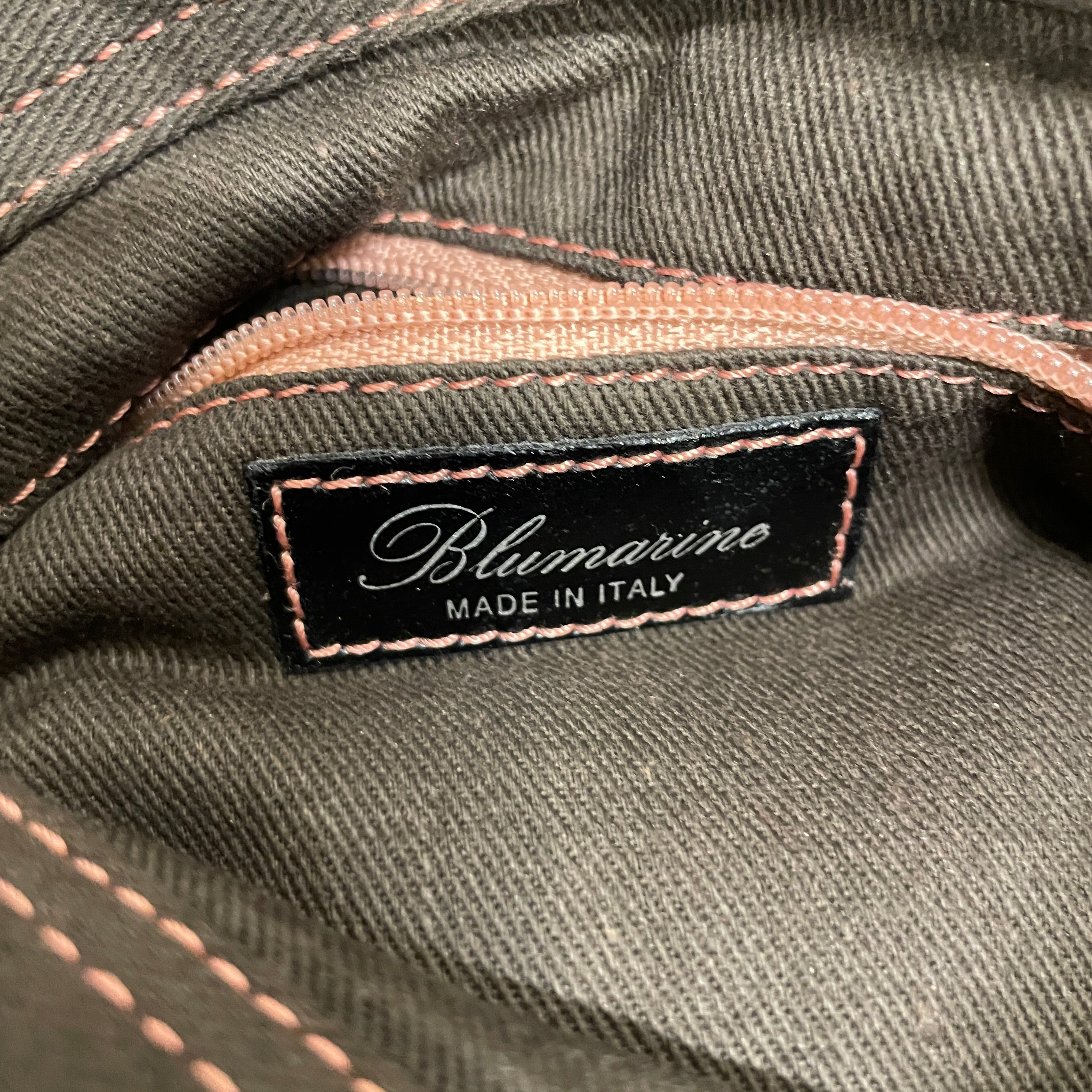 BLUMARINE/Clutch Bag/Leather/PNK/CARGO POCKET/ TASSLE ZIP view 5