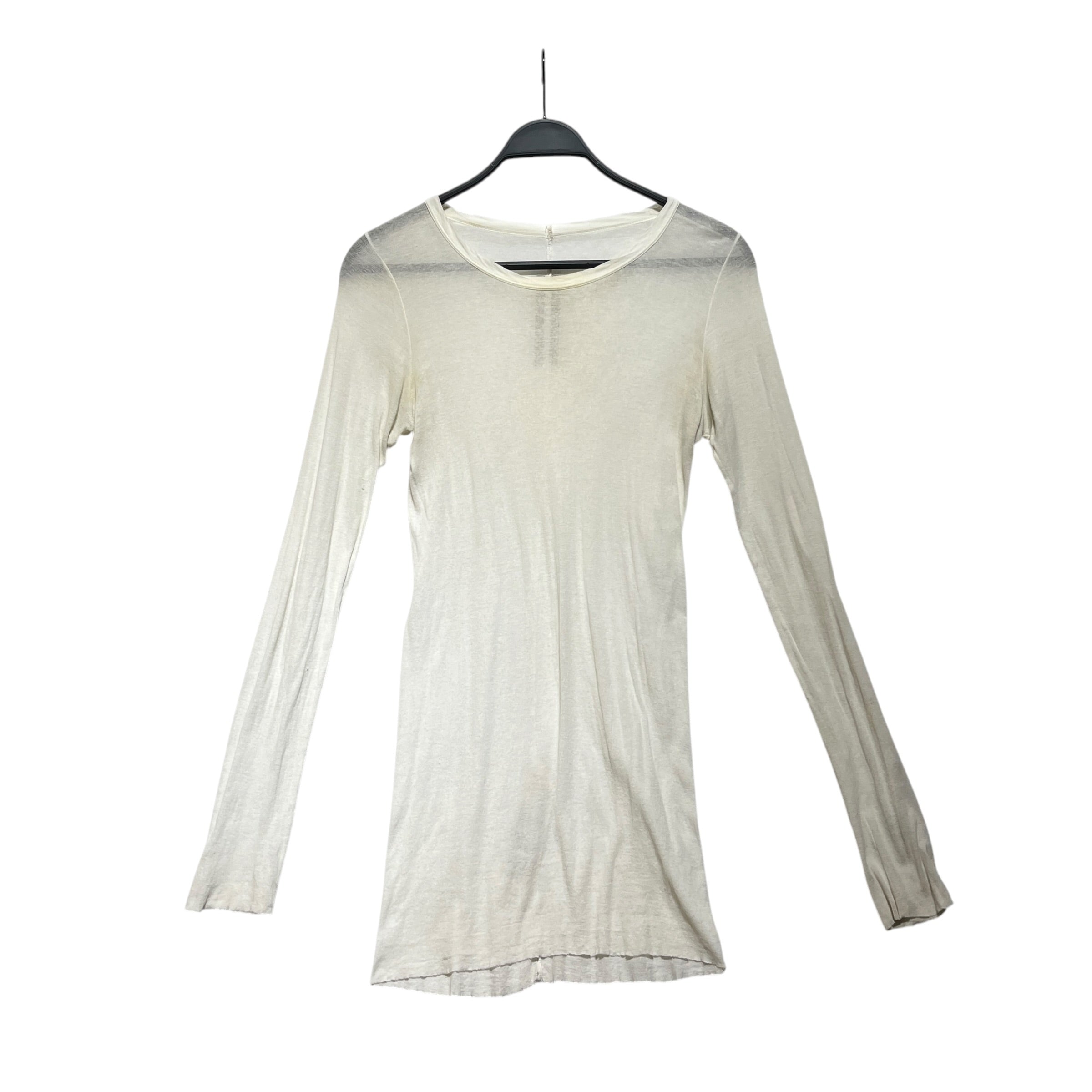 Rick Owens/LS T-Shirt/11/Cotton/CRM/fw 21 milk view 1
