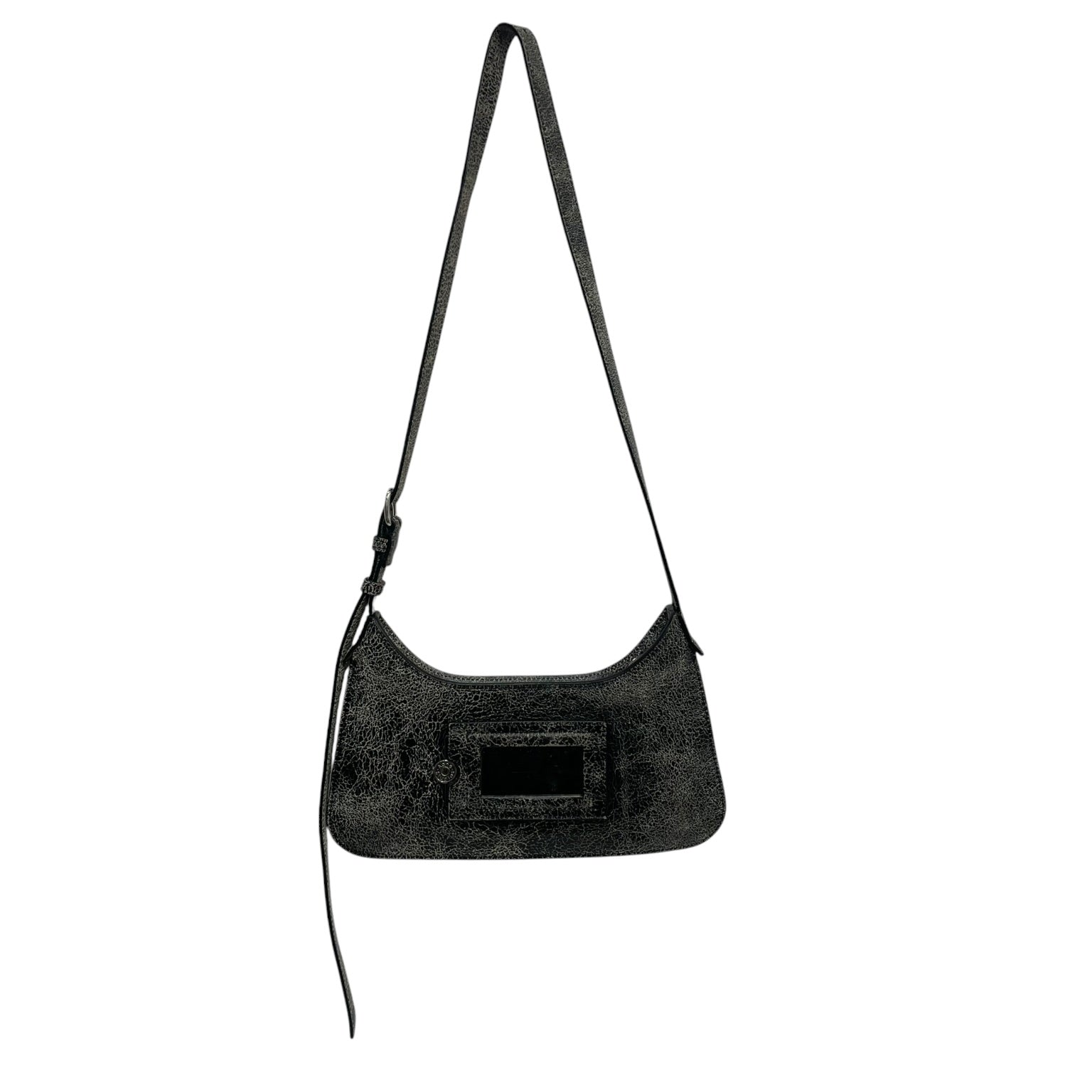 Acne Studios/Pouch/Leather/GRY/platt mirror crackle view 1