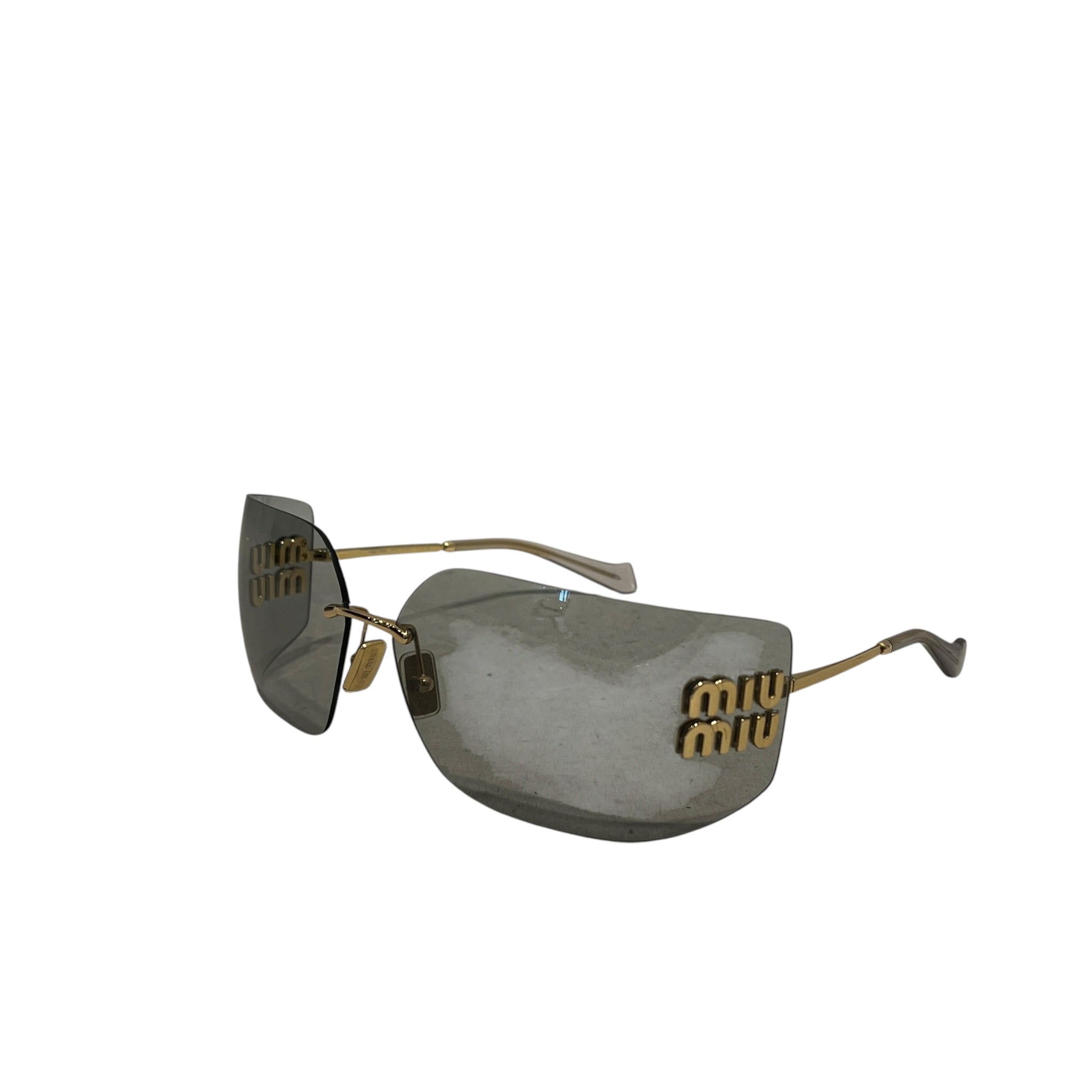 MIU MIU/Sunglasses/Celluloid/GLD/L's/smu54y view 2