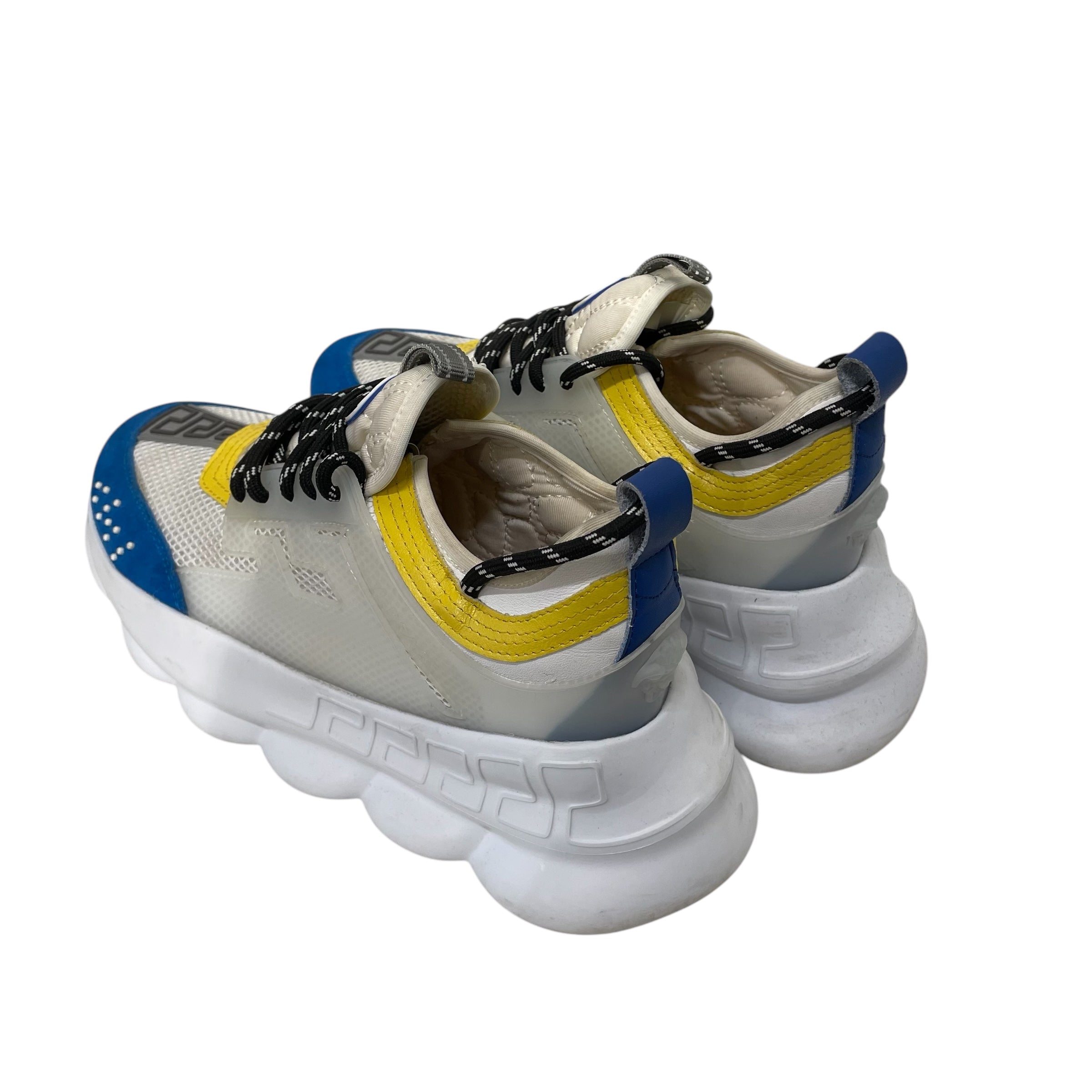 VERSACE/Low-Sneakers/US 9/Border/MLT/Chain Reaction Sneaker Wht/Blu view 2