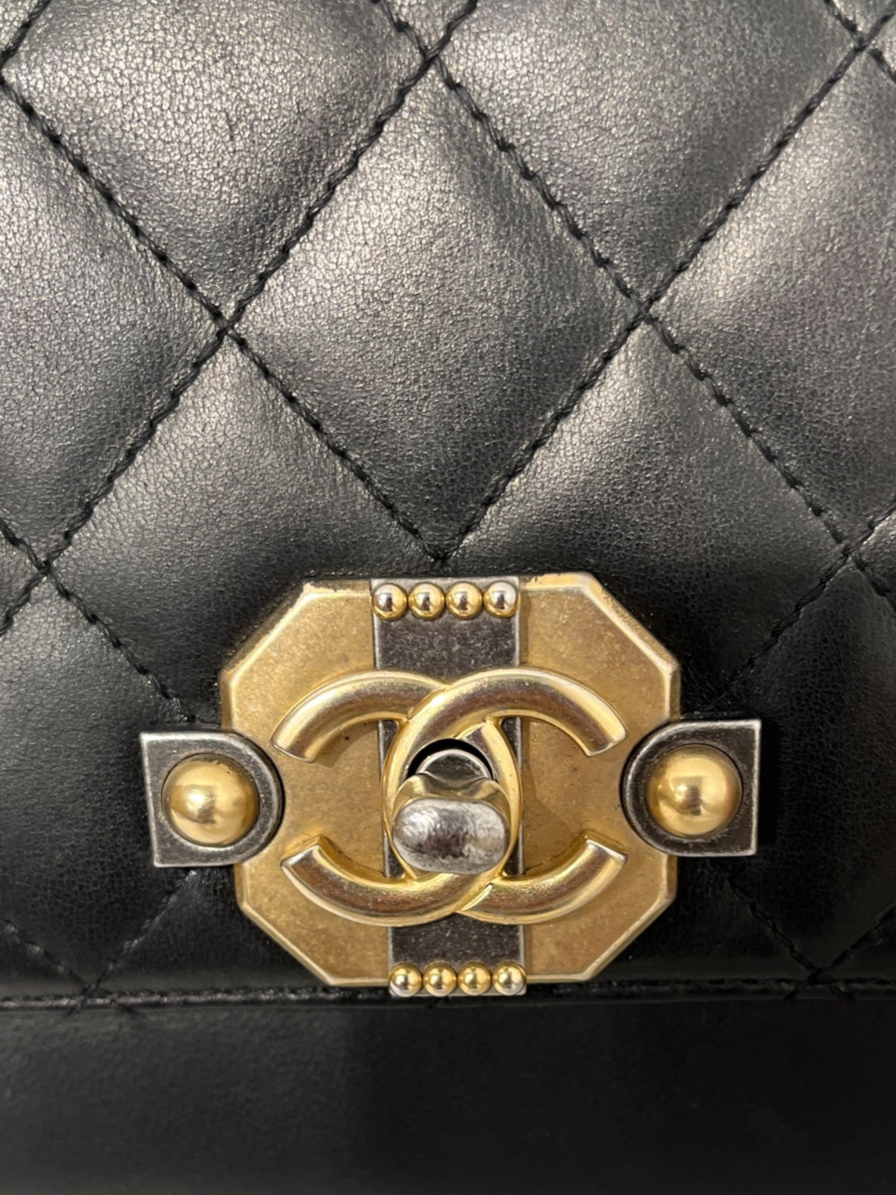 CHANEL/Bag/Leather/BLK/PARIS COSMO RITZ FLAP BAG view 7