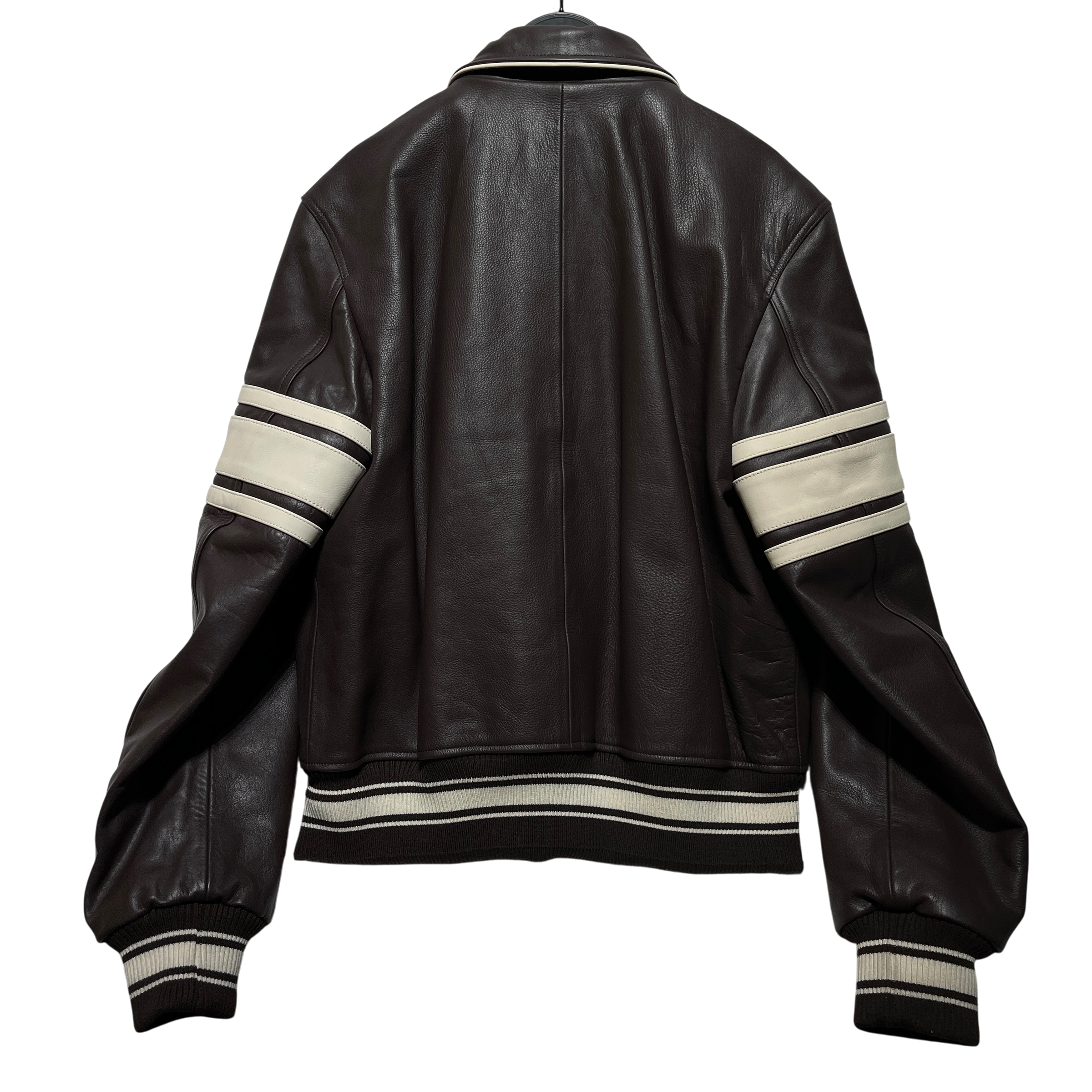 STUSSY/WALES BONNER/Leather Jkt/M/Leather/BRW/Lambskin Teddy Jacket view 2