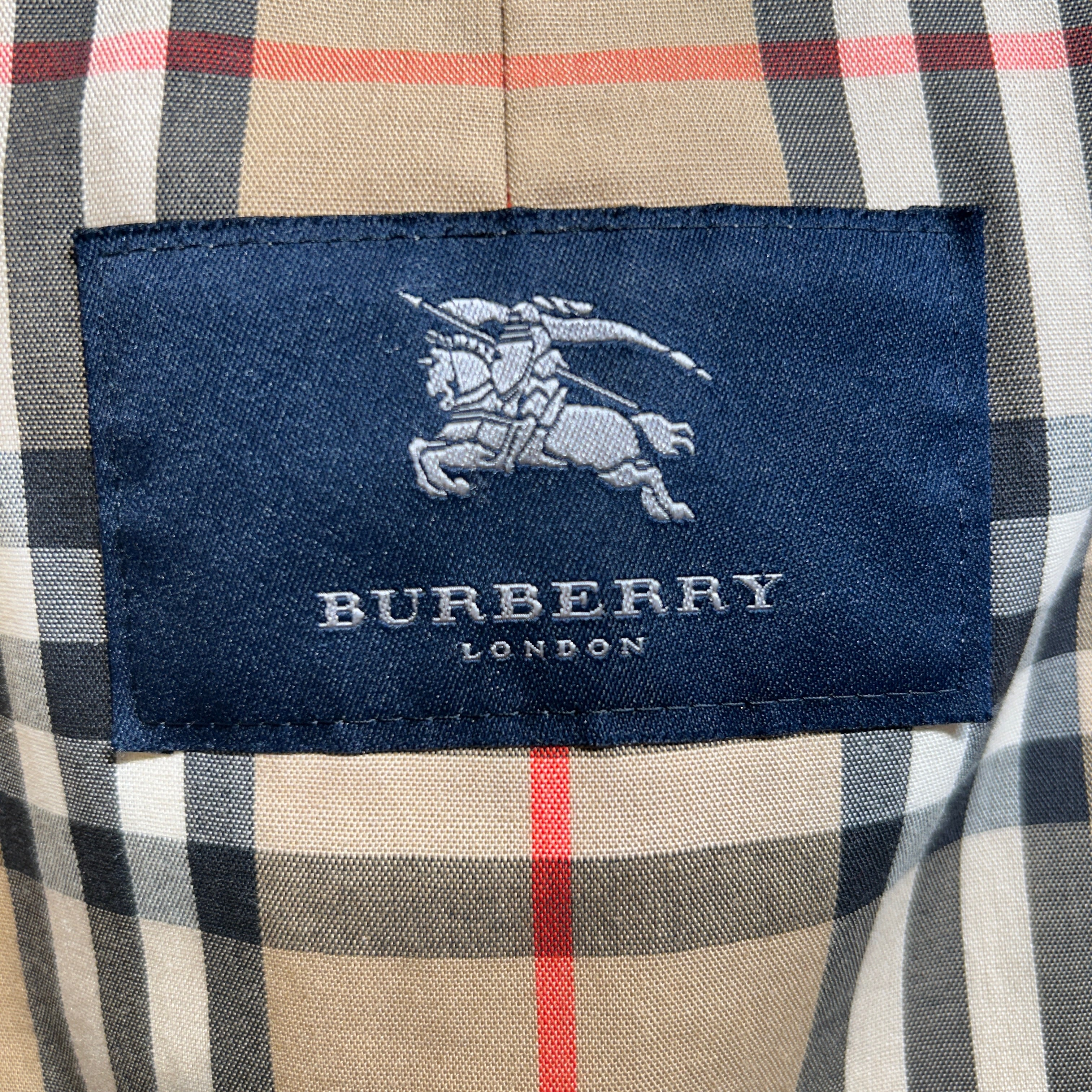 BURBERRY LONDON/Trench Coat/14/Cotton/YEL/Nova Check Interior, Hood view 3