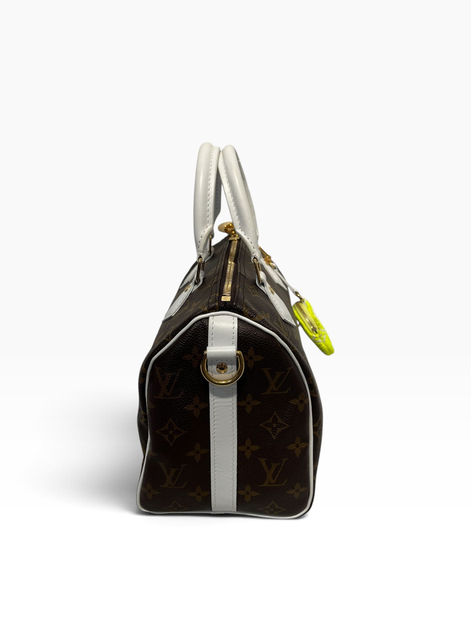 LOUIS VUITTON/Boston Bag/Leather/BRW/Speedy Bandouliere 25 Tennis view 5