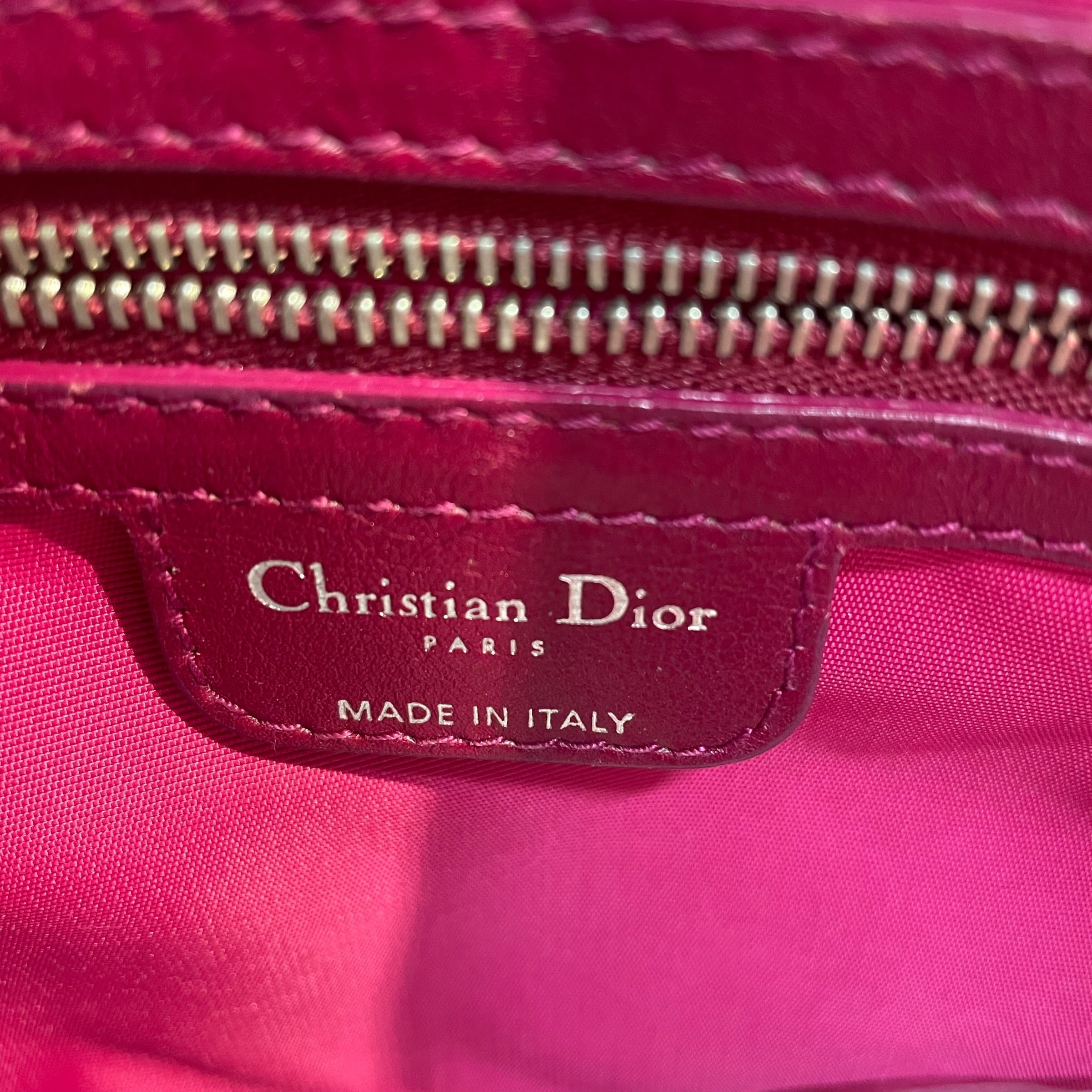 Christian Dior/Tote Bag/Plaid/Leather/PPL/Medum Cannage Panarea view 3
