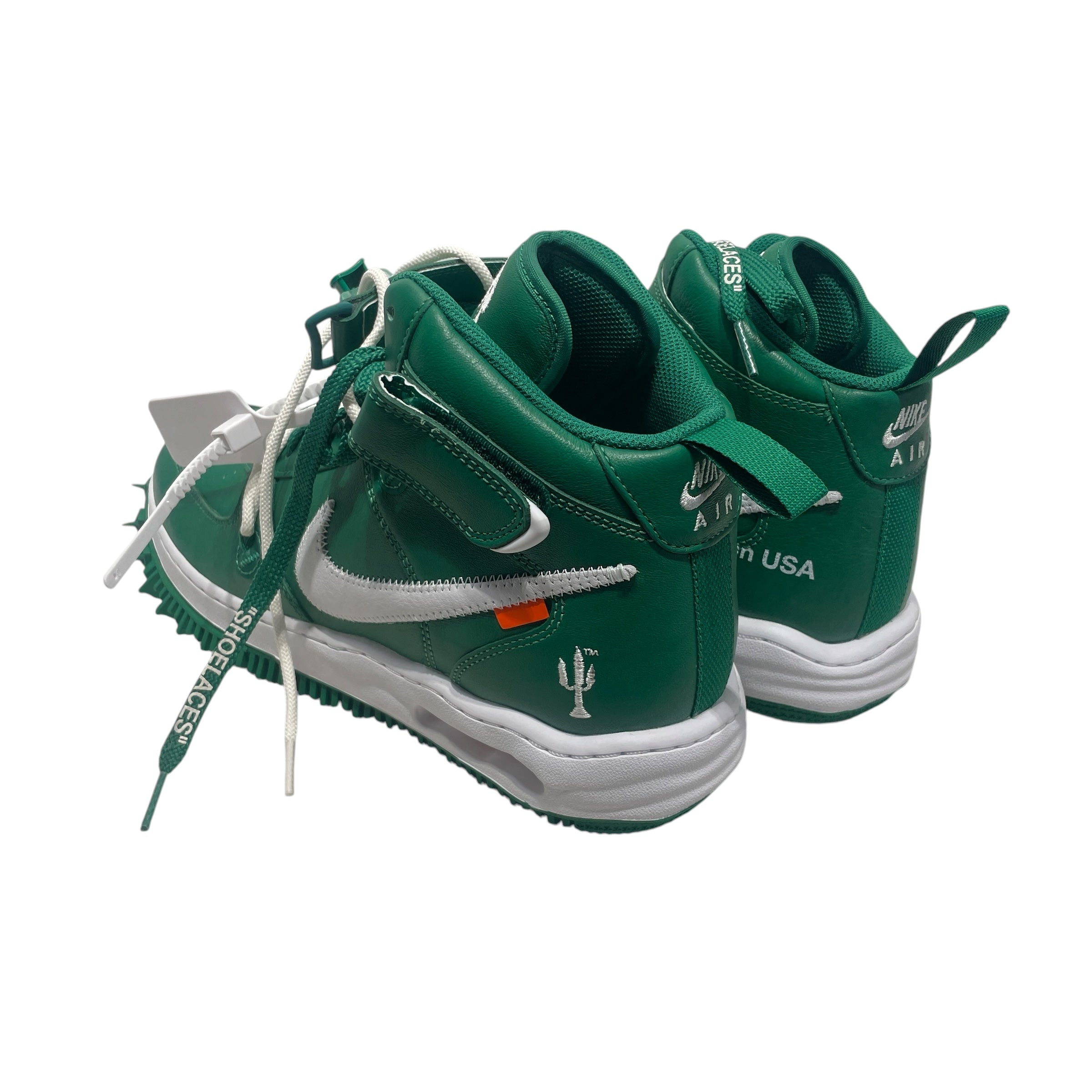 NIKE/OFF-WHITE/Hi-Sneakers/US 11/Leather/GRN/AF1 MID view 2