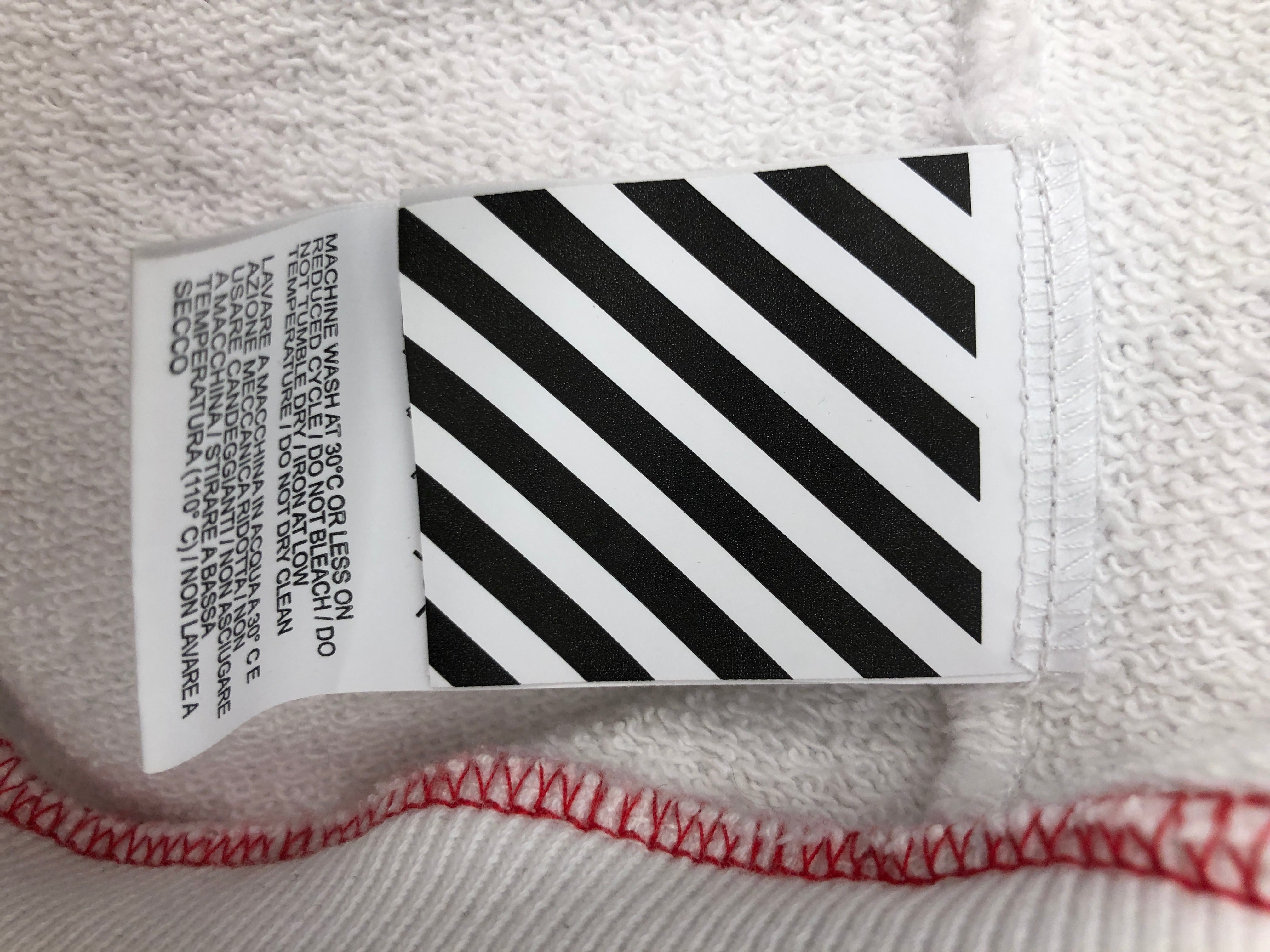 OFF-WHITE/UNDERCOVER/Zip Up Hoodie/L/Graphic/Cotton/WHT/REVERSABLE - SKELETON GRAPHIC view 6