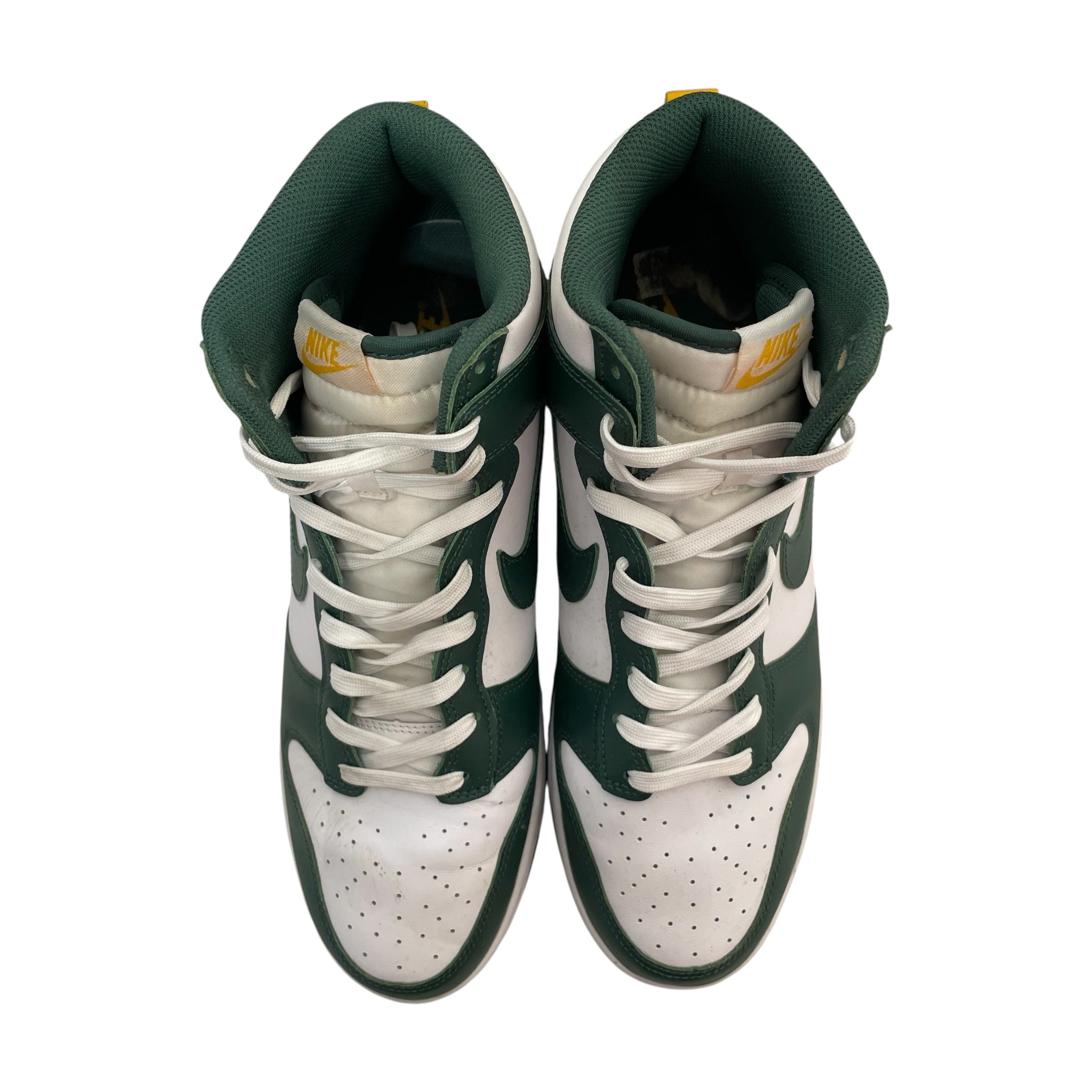 NIKE/Hi-Sneakers/US 12/Cotton/GRN/DUNK NOBLE GREEN view 5