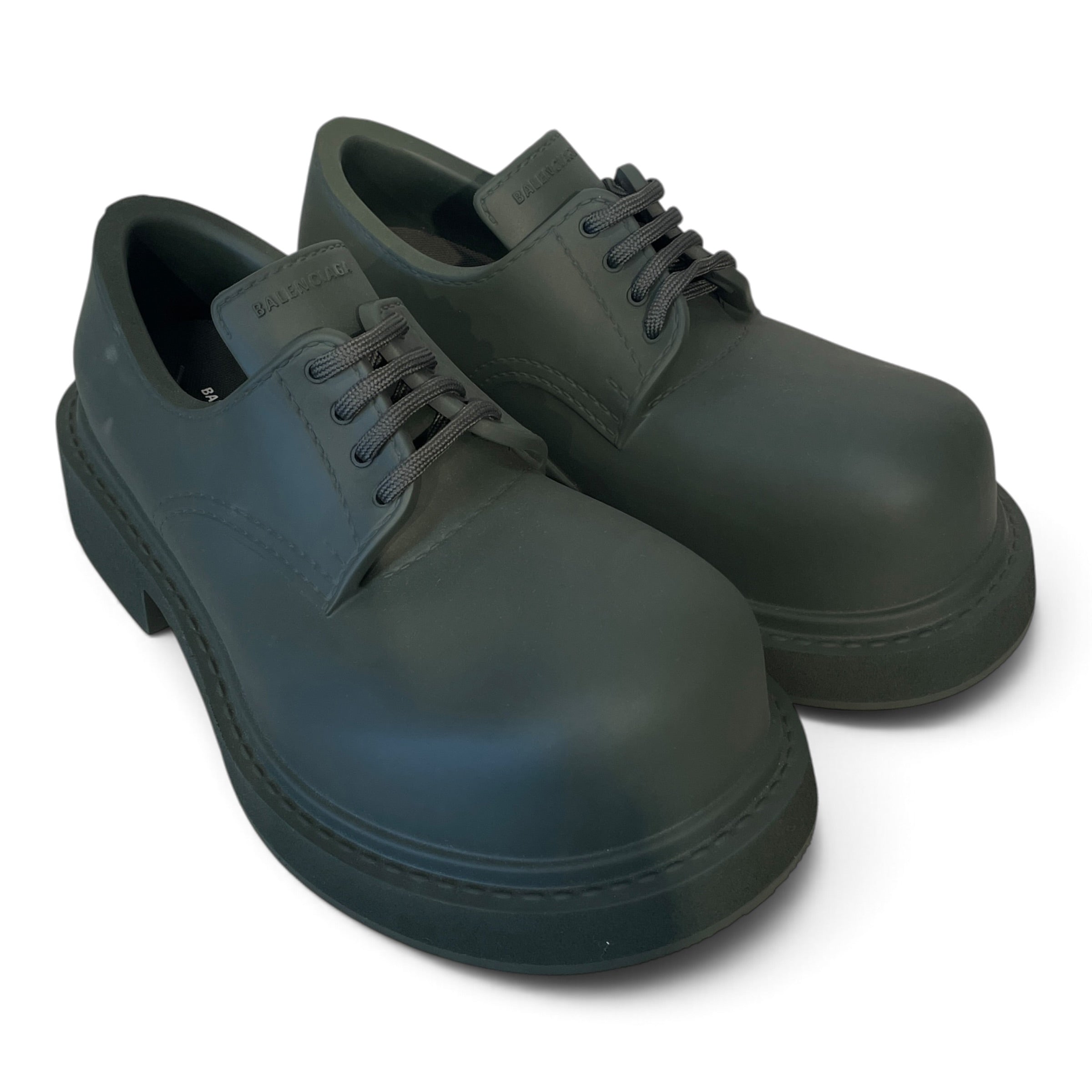 BALENCIAGA/Dress Shoes/EU 38/GRN/steroid derby view 1