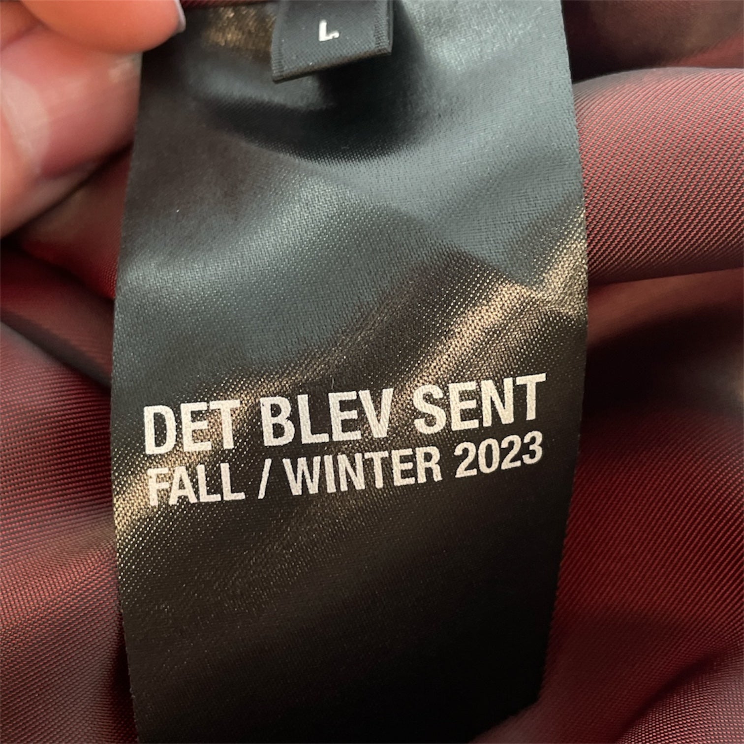 DET BLEV SENT /Vest/L/Leather/BRD/LEATHER VEST view 4
