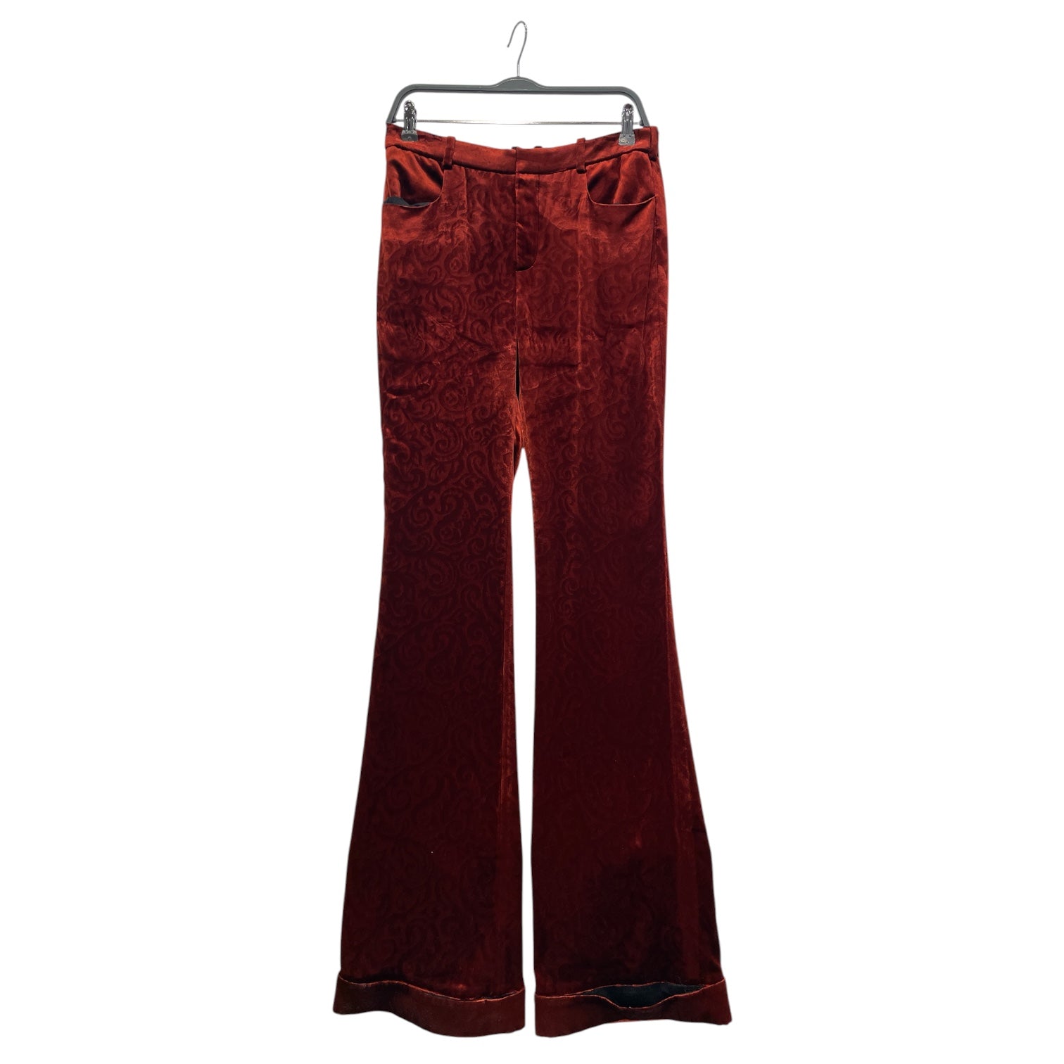 SAINT LAURENT/Bottoms/38/Velour/ORN/SWIRLS view 1