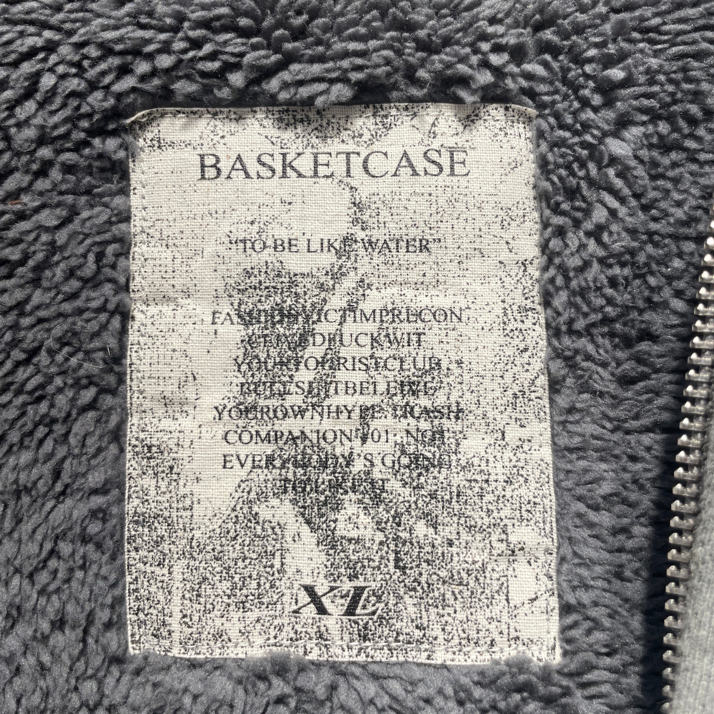 basketcase gallery/Zip Up Hoodie/XL/Cotton/GRY/ view 3