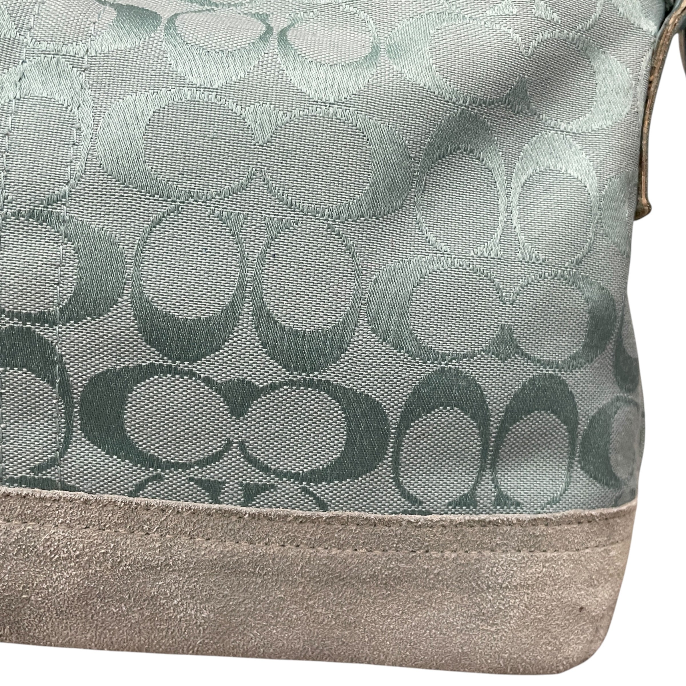 COACH/Bag/All Over Print/BLU/Blue Signature Hobo view 6