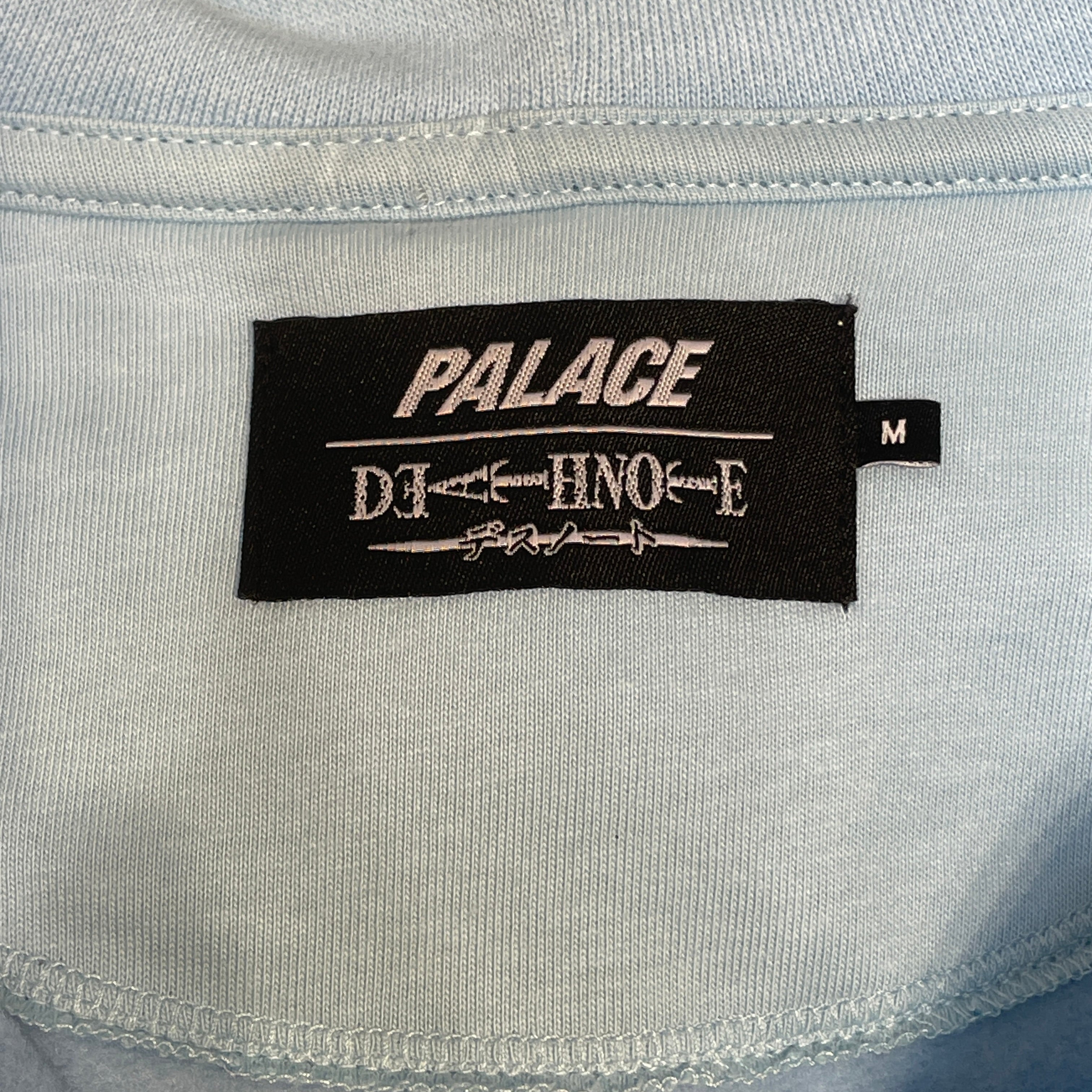 PALACE/Zip Up Hoodie/M/Cotton/BLU/ view 3