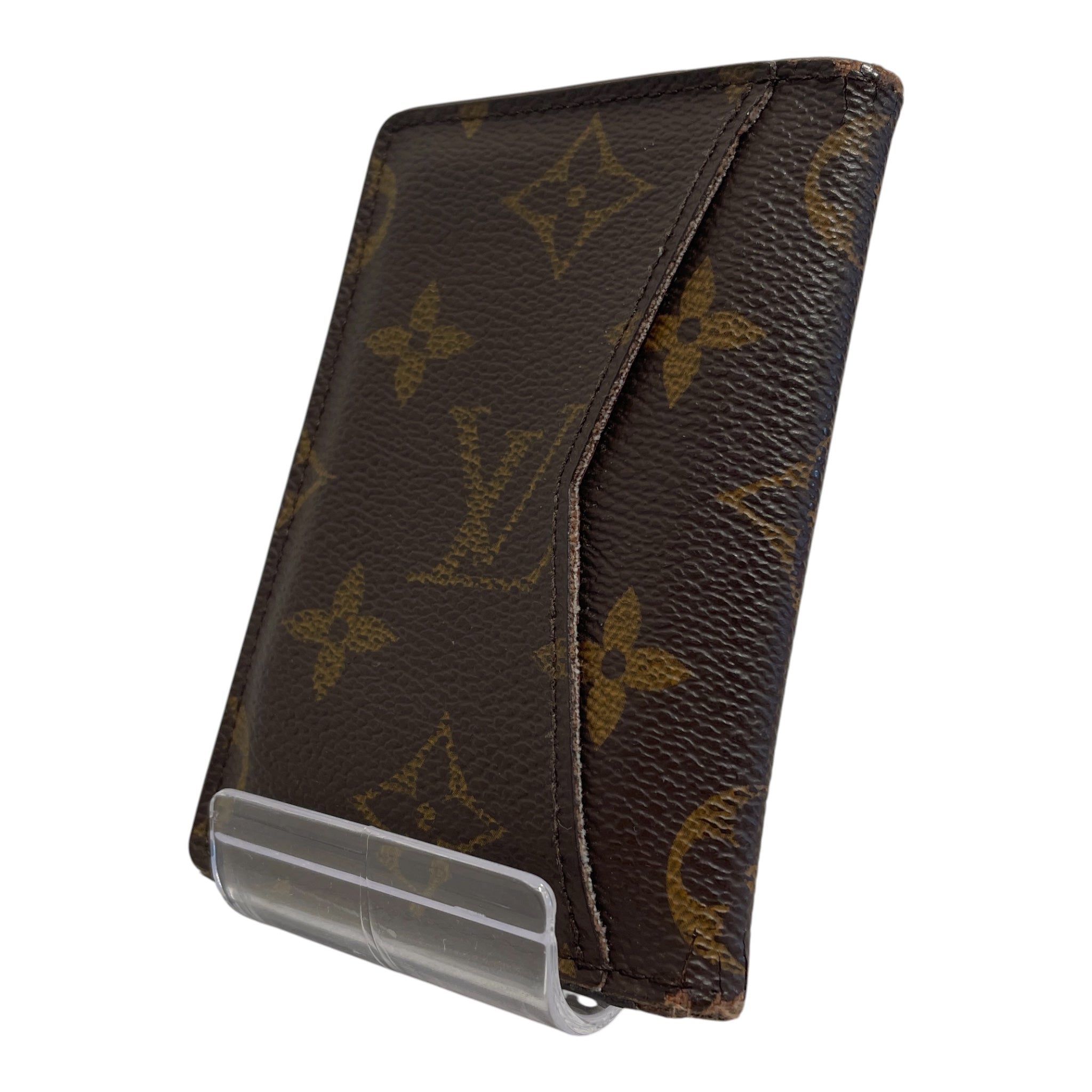 LOUIS VUITTON/Bifold Wallet/Monogram/Leather/BRW/M's/POCKET ORGANIZER view 2