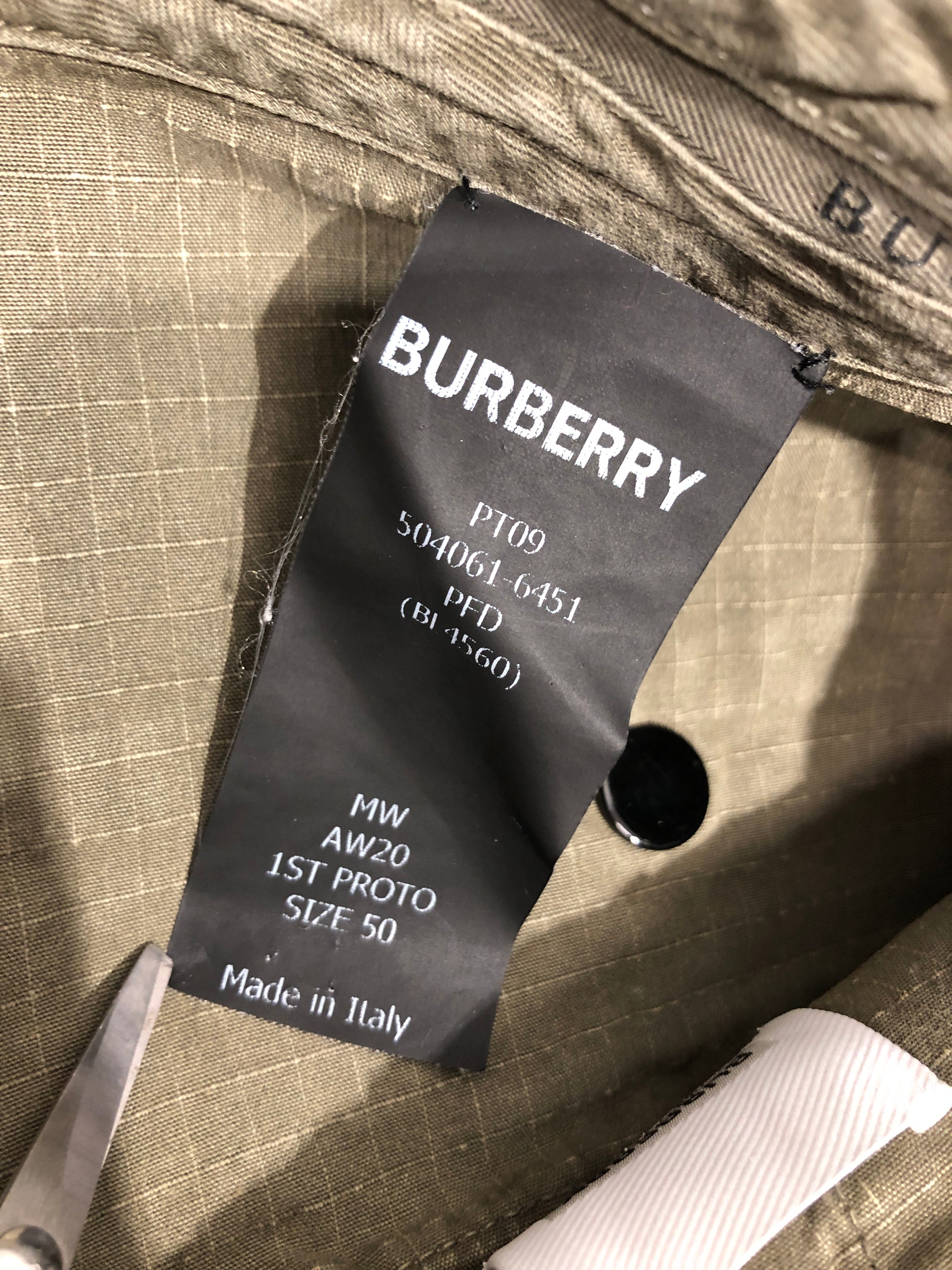 BURBERRY LONDON/Cargo Pants/50/Cotton/GRN/RIPSTOP CARGOS view 3