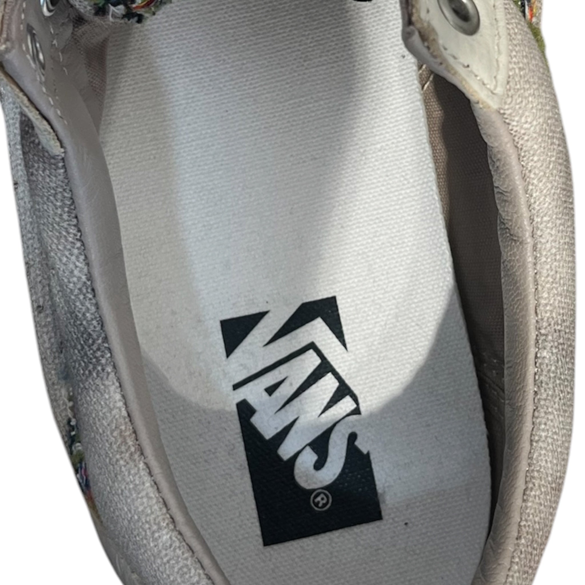 VANS/Low-Sneakers/US 11.5/Cotton/WHT/made worn style souviner view 3