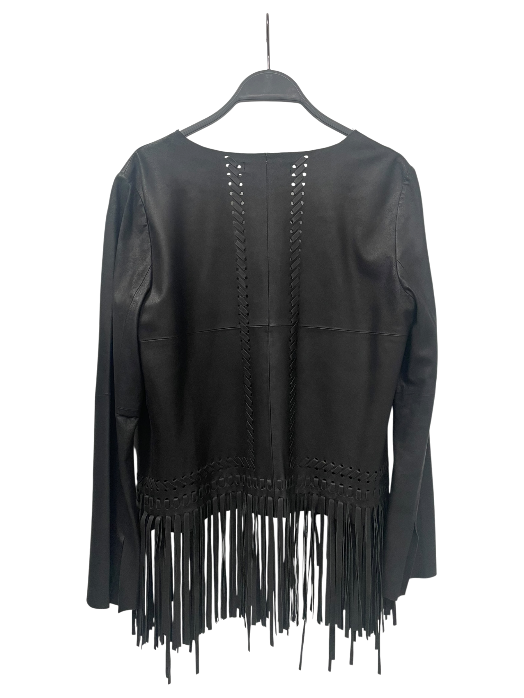 Elizabeth and James/Leather Jkt/S/Goat Leather/BLK/ view 2