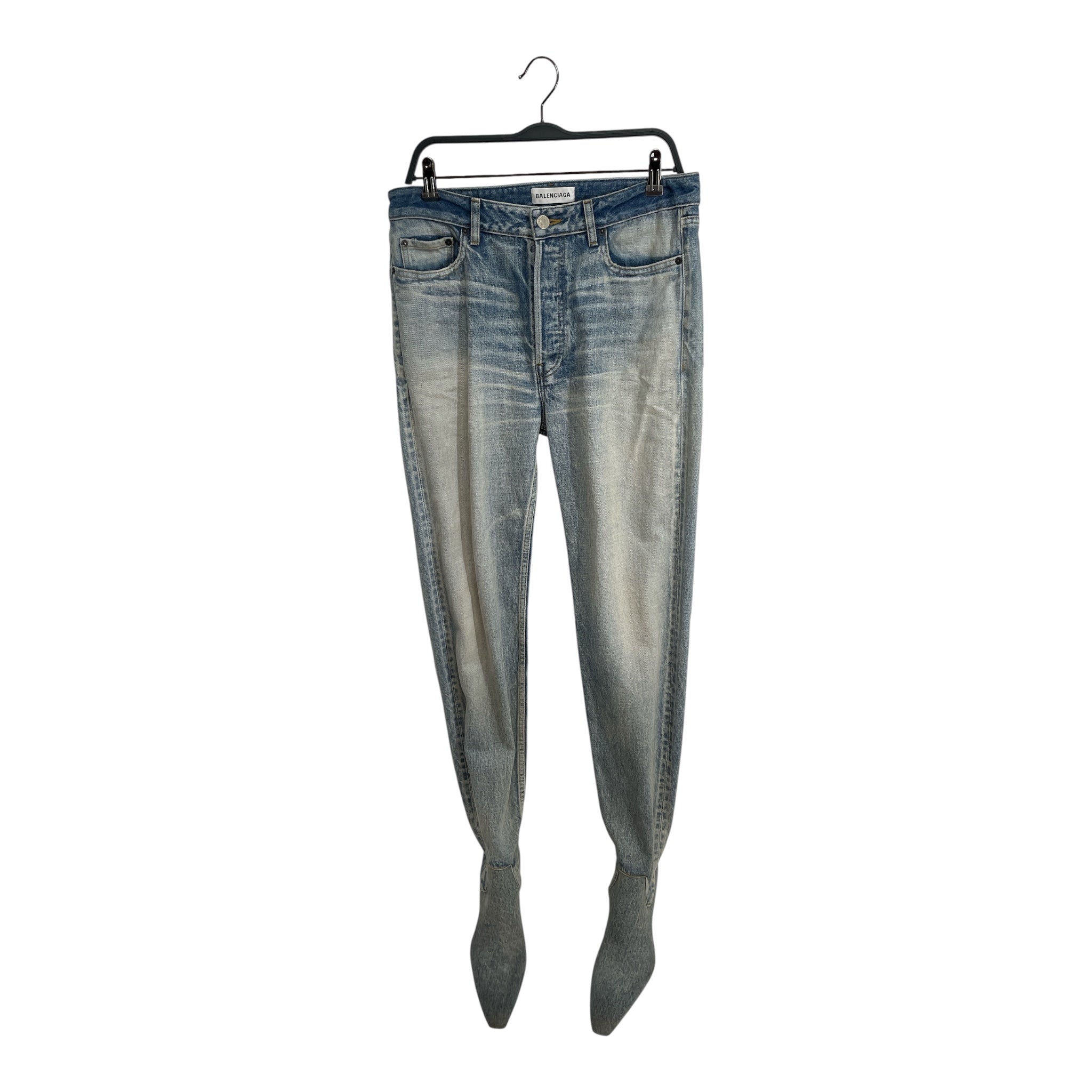 BALENCIAGA/Bottoms/28/Denim/BLU/2022 FULL JEAN BOOT PANTS view 1