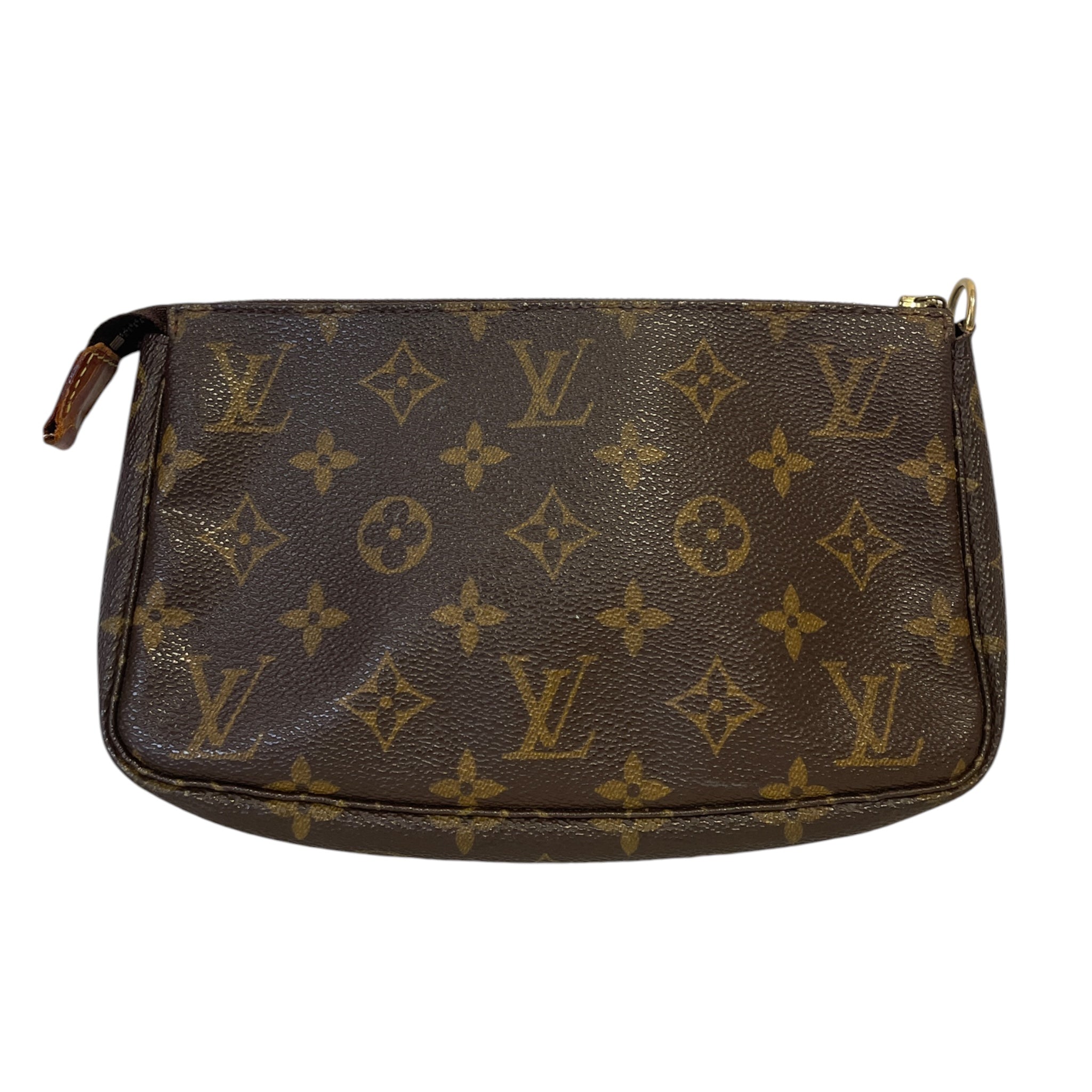 LOUIS VUITTON/Pouch/Monogram/Leather/BRW/6FV7DCF7 view 2