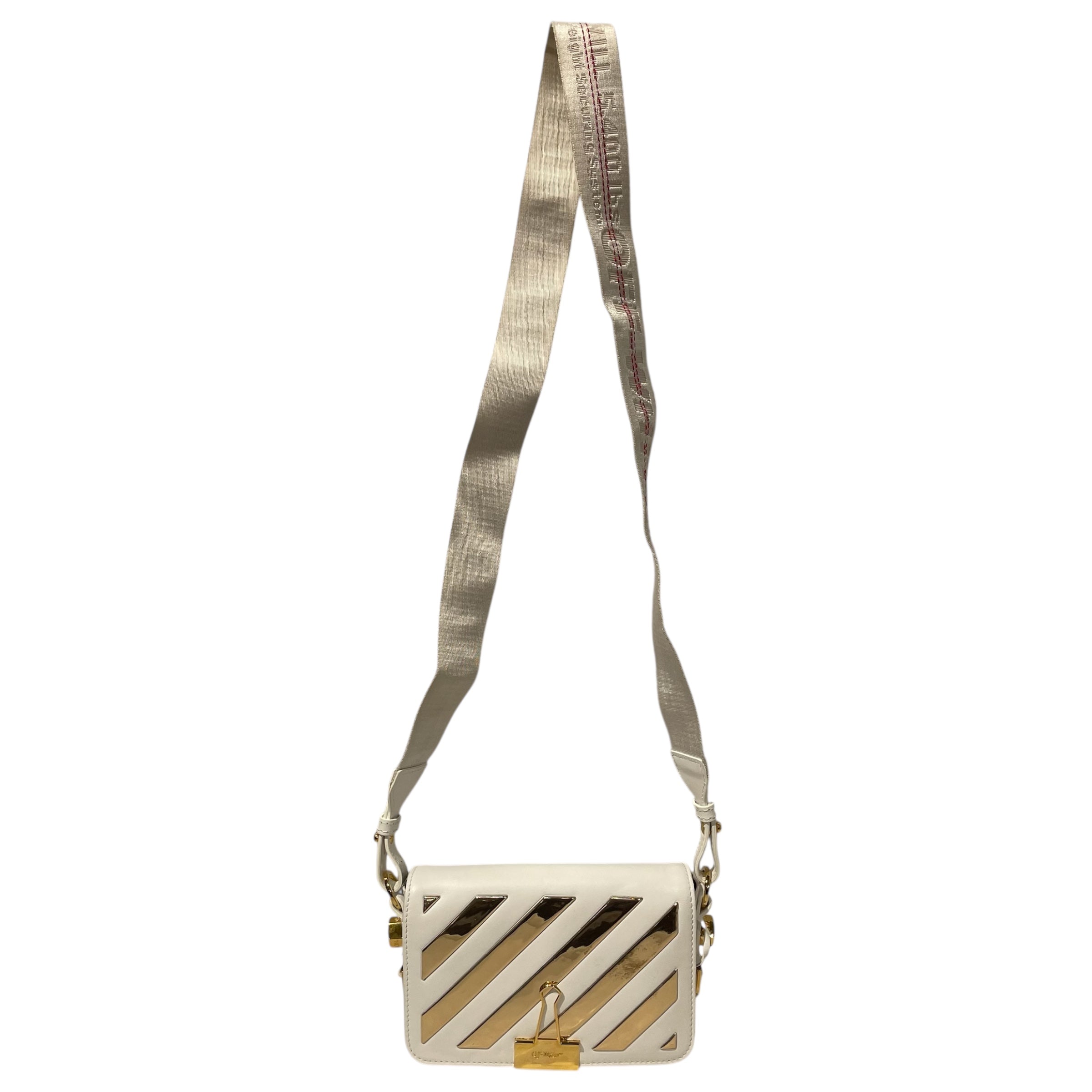 OFF-WHITE/Bag/Stripe/Leather/WHT/ view 1
