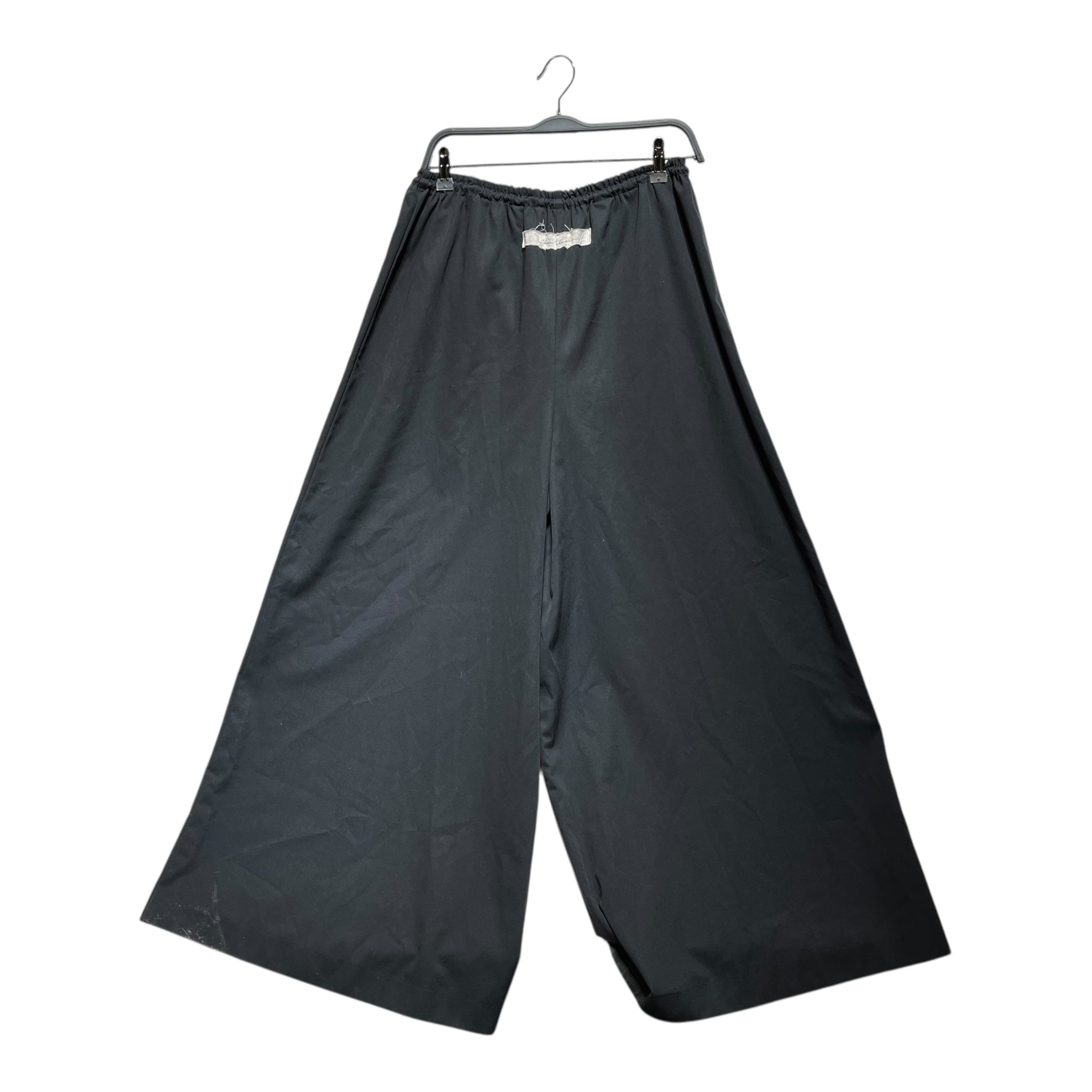 Alice Auaa/Straight Pants/4/Cotton/BLK/Back logo Wide Trousers view 2