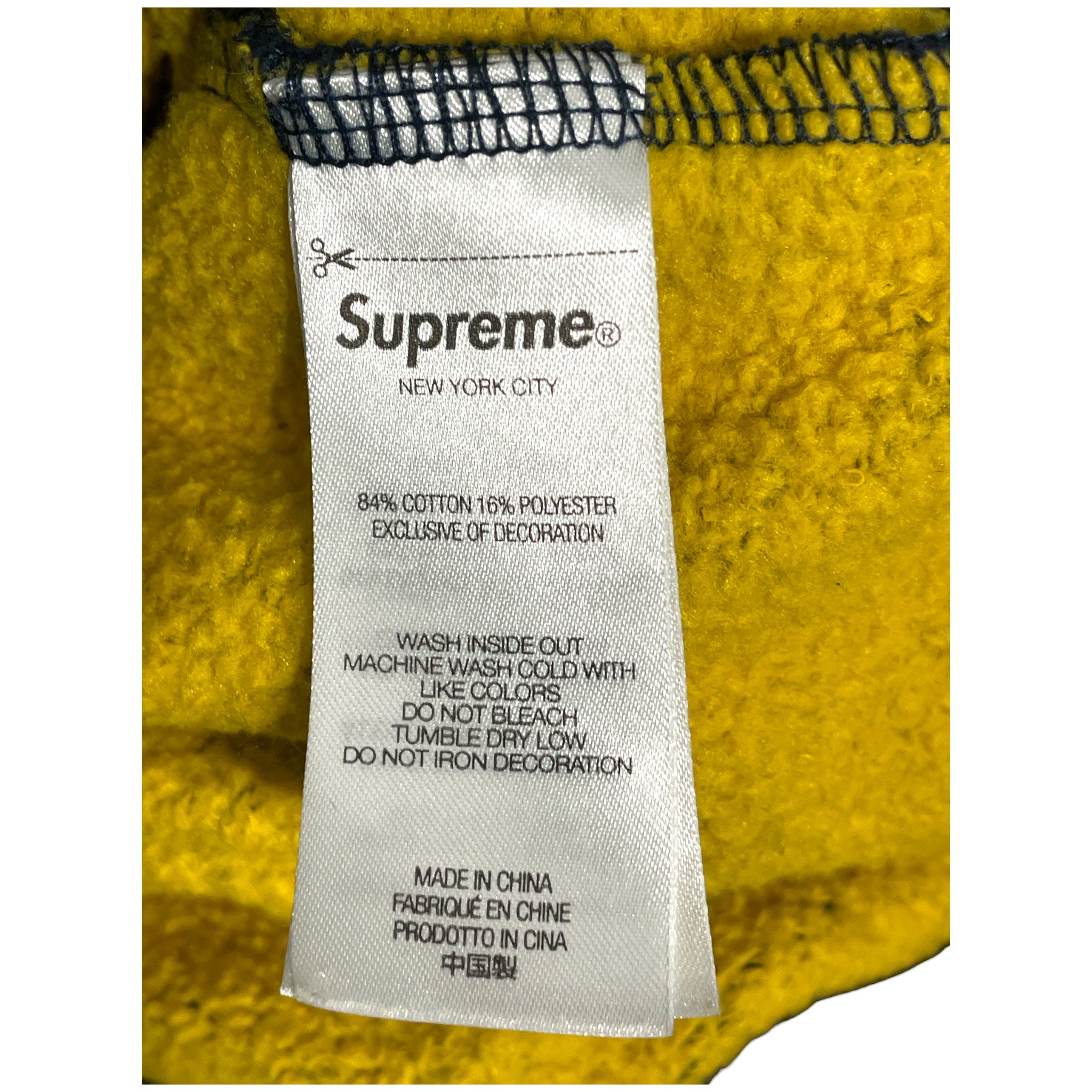 Supreme/Hoodie/L/Cotton/BLU/jacquard striped hoodie /navy view 4