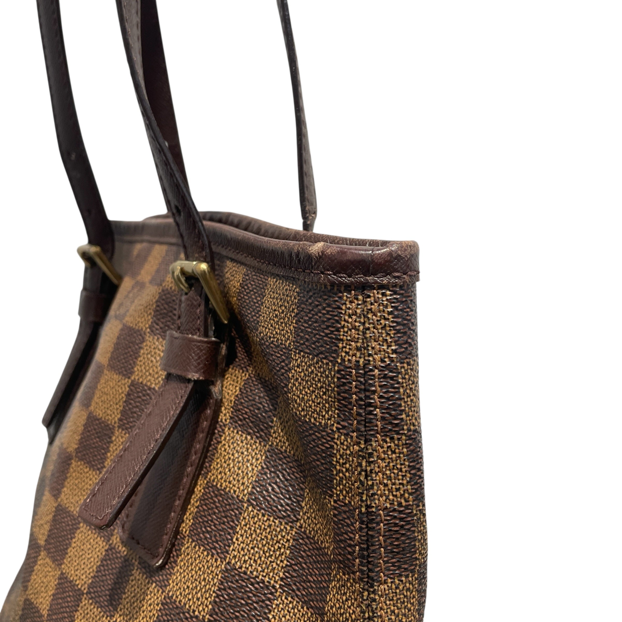 LOUIS VUITTON/Hand Bag/Hombre Check/Leather/BRW/Damier Ebene Marais view 6