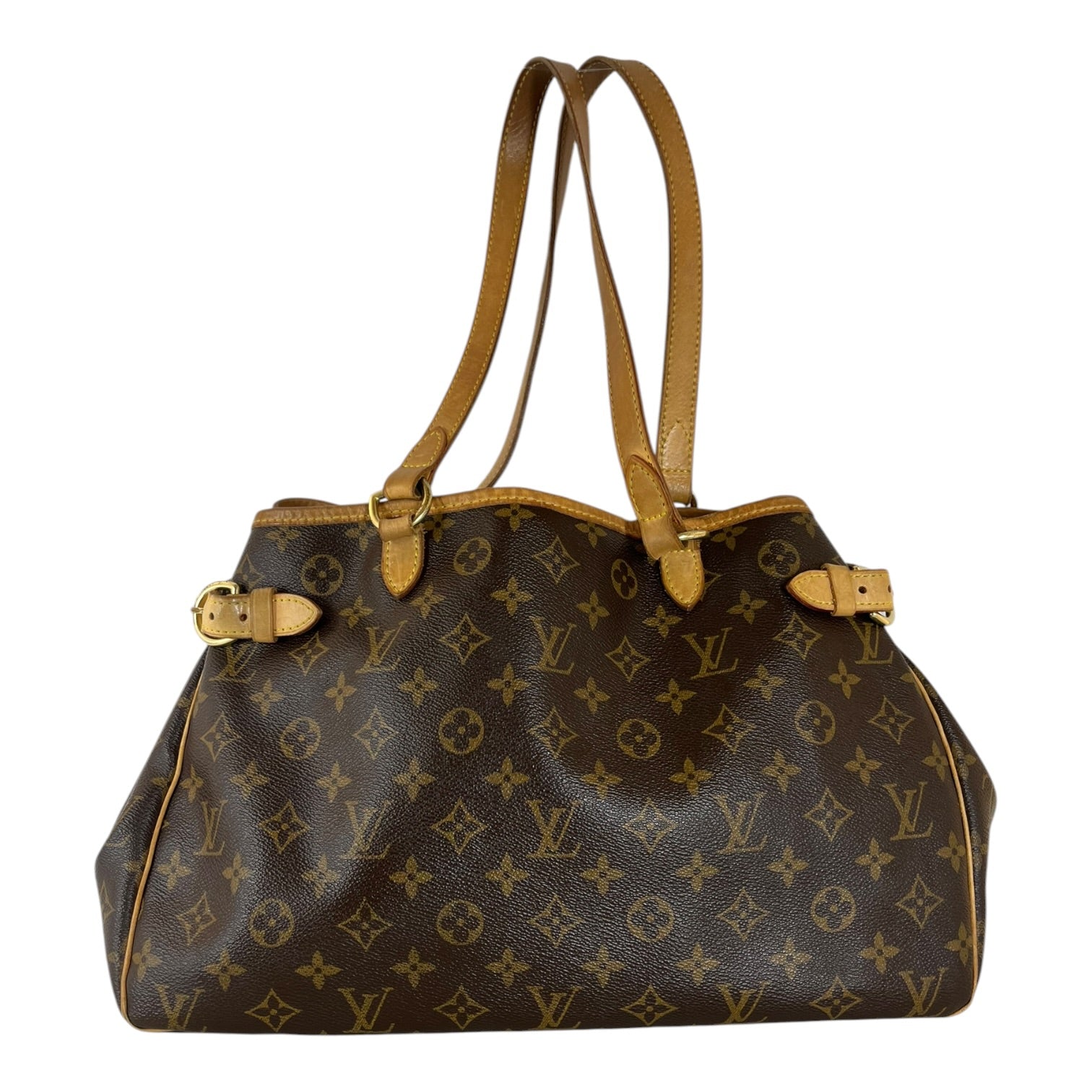 LOUIS VUITTON/Hand Bag/Monogram/Leather/BRW/Louis Vuitton Batignolles view 1