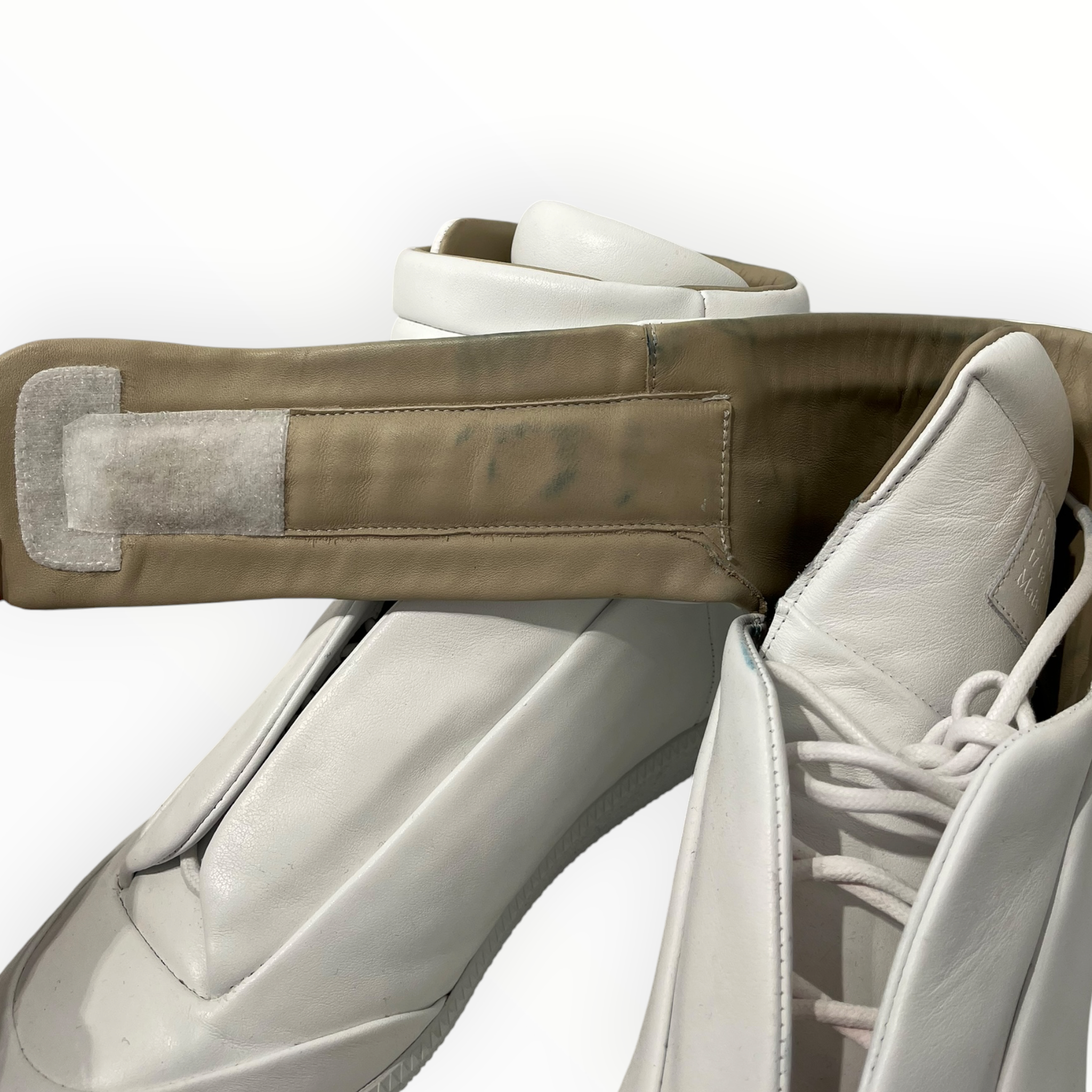 Maison Margiela/Hi-Sneakers/EU 44/Leather/WHT/WHITE FUTURE HI TOP view 5