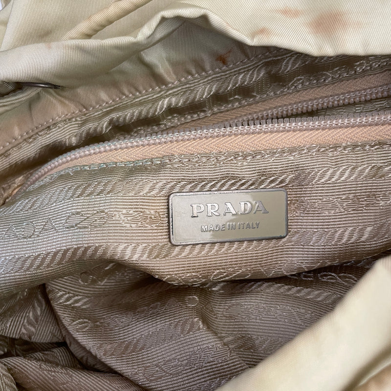 PRADA/Backpack/OS/Nylon/CRM/TESSUTO CARGO BAG