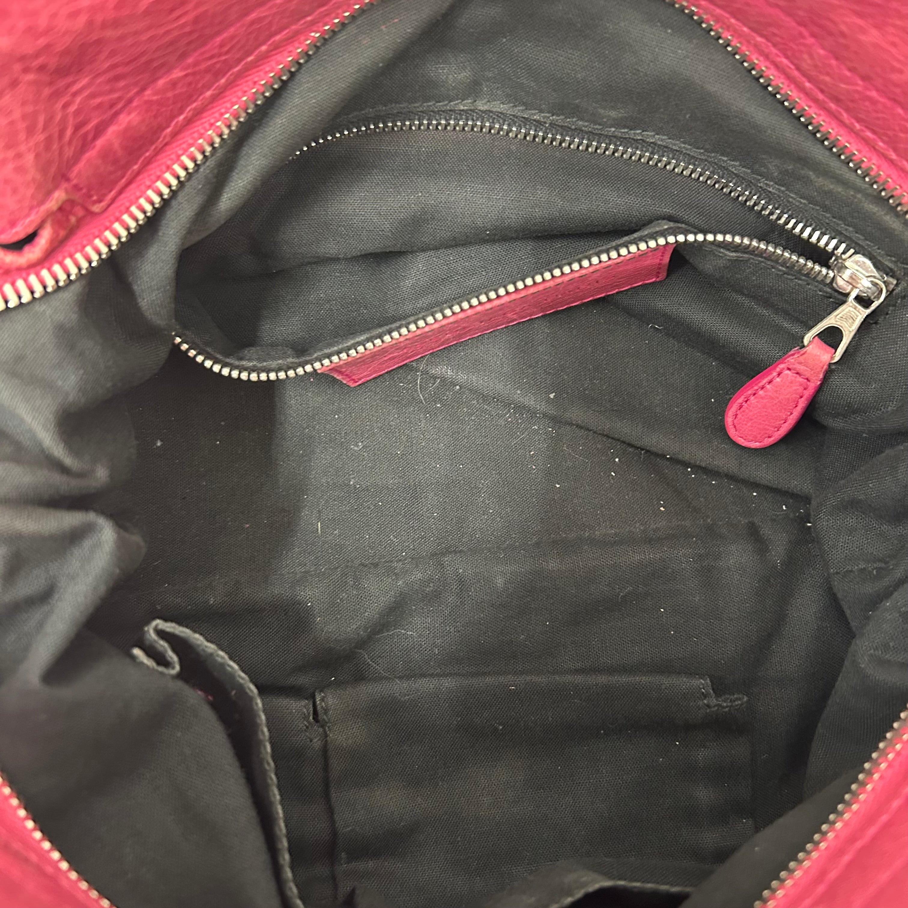 BALENCIAGA/Cross Body Bag/Leather/PNK/MOTOCROSS CITY view 4