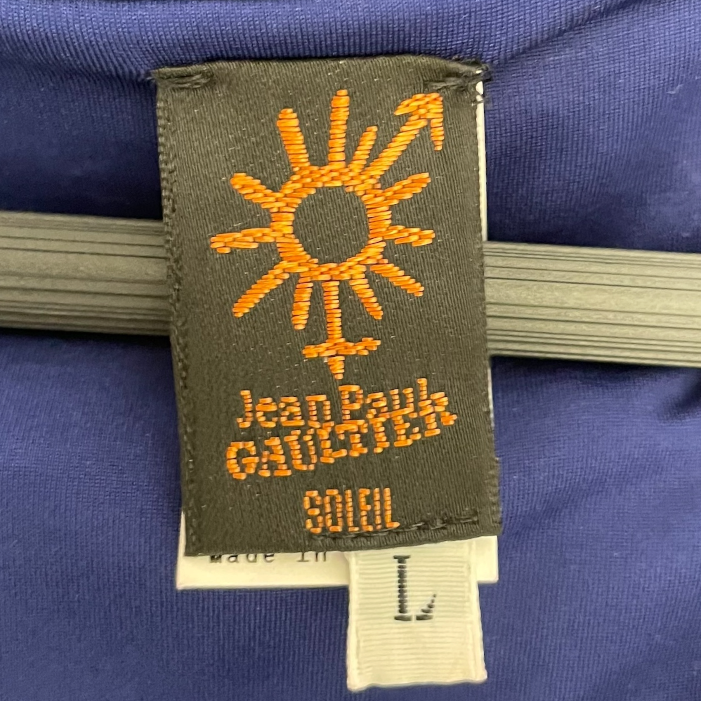 Jean Paul Gaultier/SS Dress/L/Graphic/Nylon/BLU/90s vintage jpg dress view 3