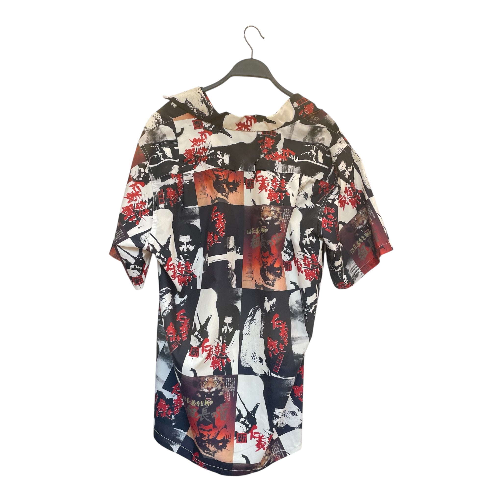 THE GUITY PARTIES/Hawaiian Shirt/L/Rayon/MLT/All Over Print/ASIAN TEXT ALL OVER view 2