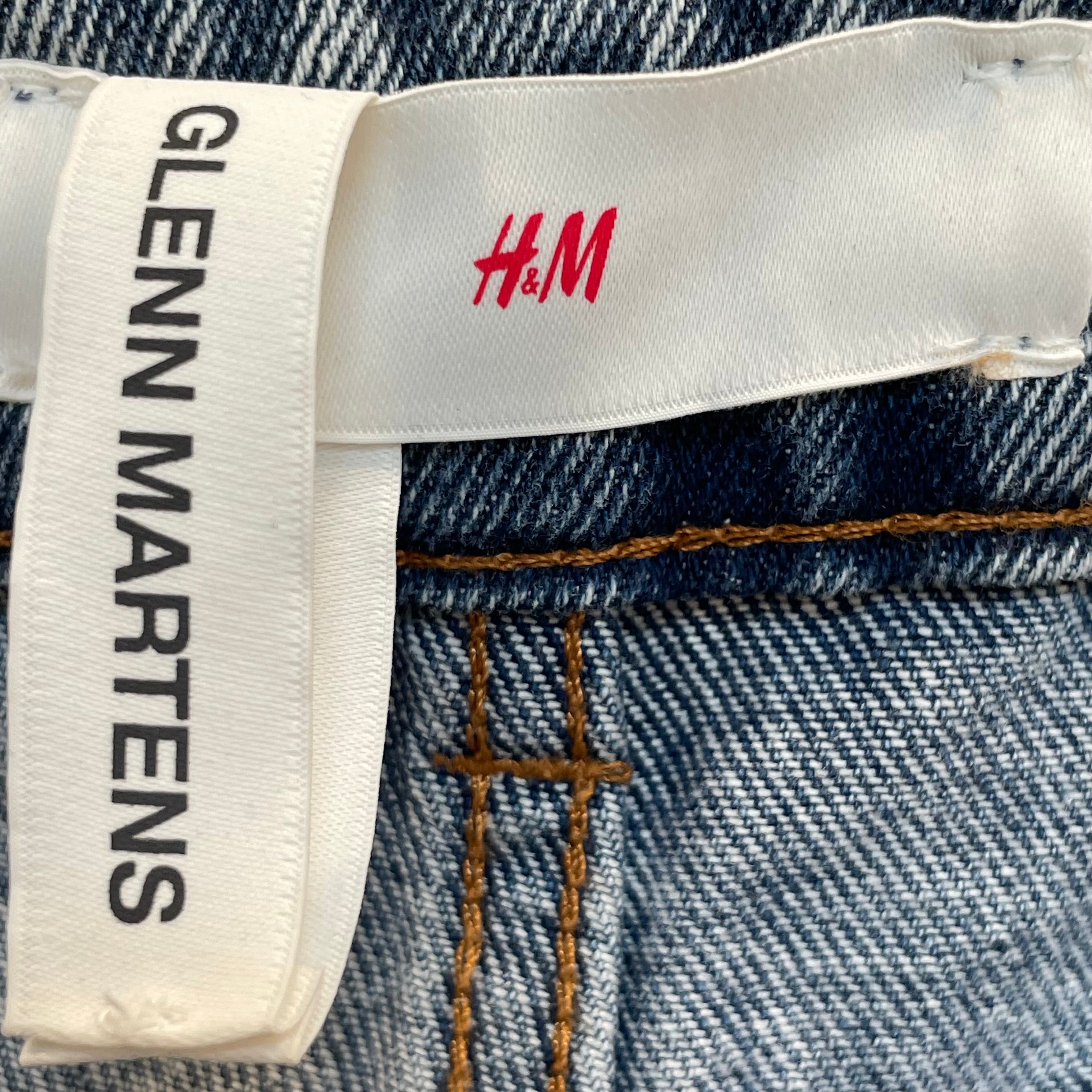 GLEN MARTENS /H&M/Wide Leg Pants/4/Denim/BLU/CLIP ON LEGS view 5