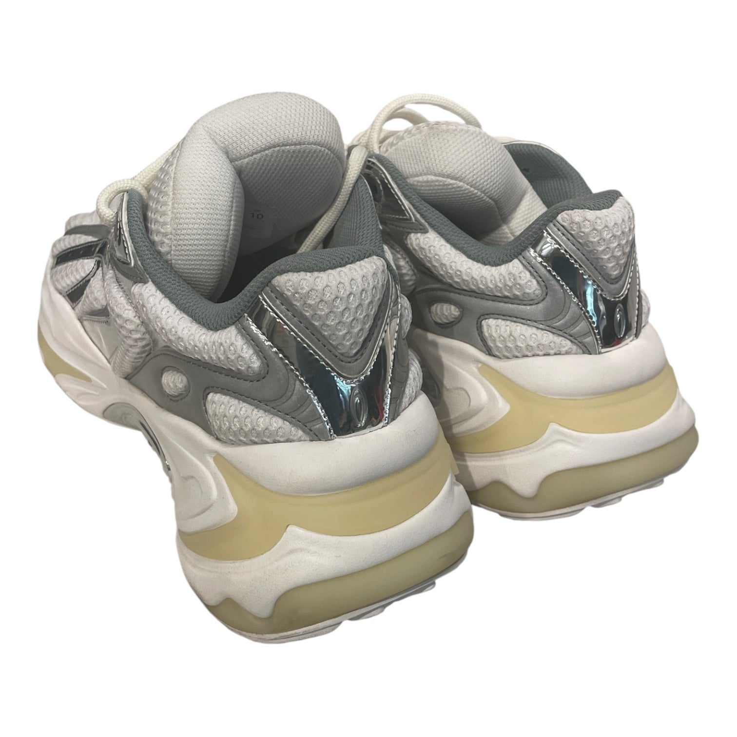 Various Timeless Arts/Low-Sneakers/US 11/Polyester/WHT/"SNOW WHITE" LIQUID LUSTER view 2